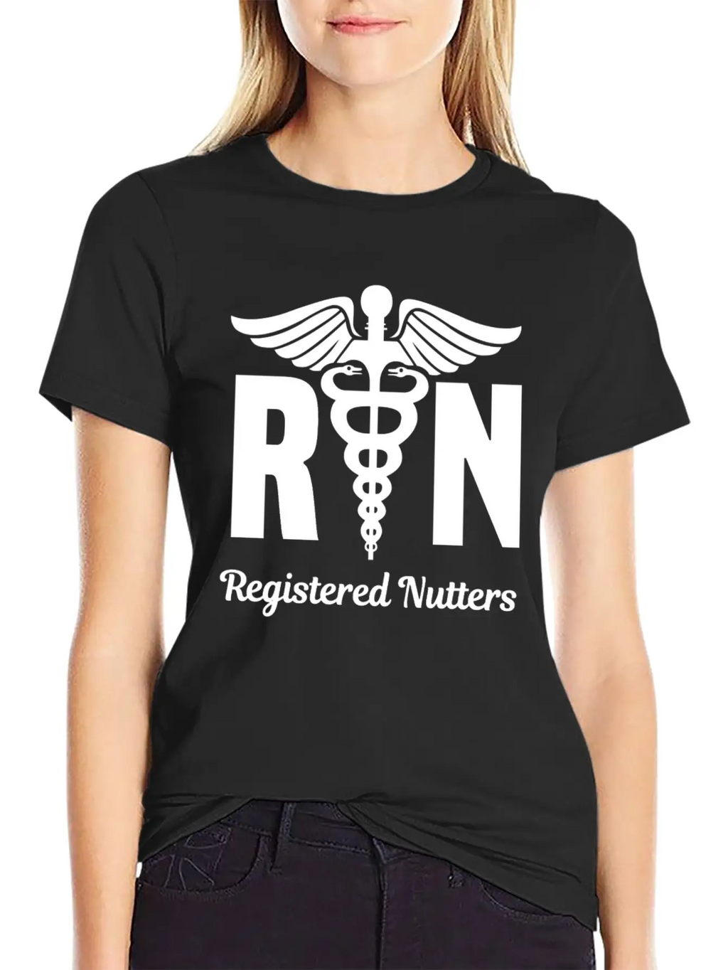 Funny Registered Nurse Wear RN Unisex Short Sleeve Soft Cotton T-Shirt – Casual Everyday Wear