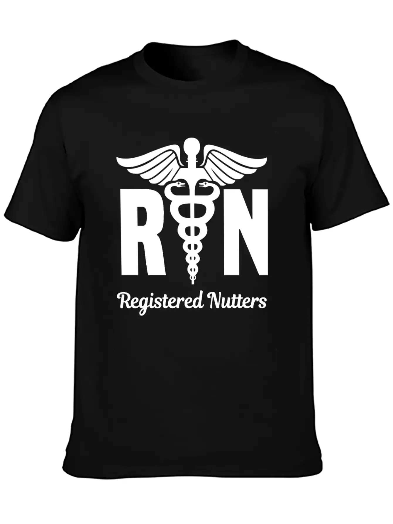 Funny Registered Nurse Wear RN Unisex Short Sleeve Soft Cotton T-Shirt – Casual Everyday Wear