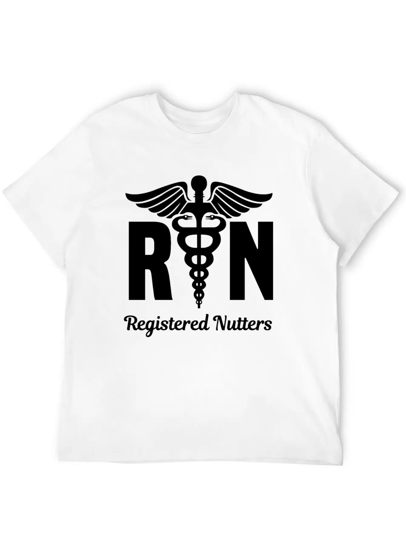 Funny Registered Nurse Wear RN Unisex Short Sleeve Soft Cotton T-Shirt – Casual Everyday Wear