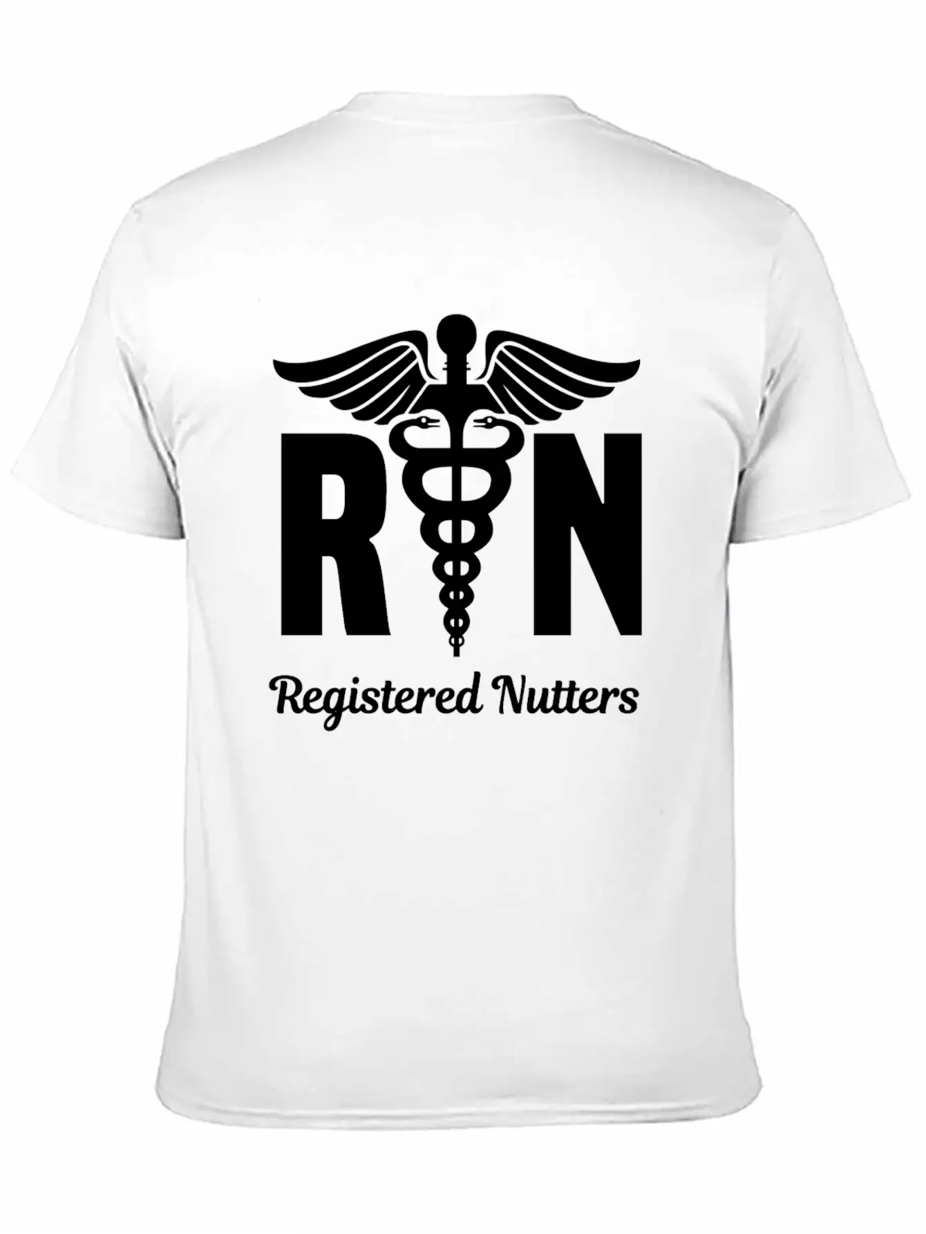Funny Registered Nurse Wear RN Unisex Short Sleeve Soft Cotton T-Shirt – Casual Everyday Wear