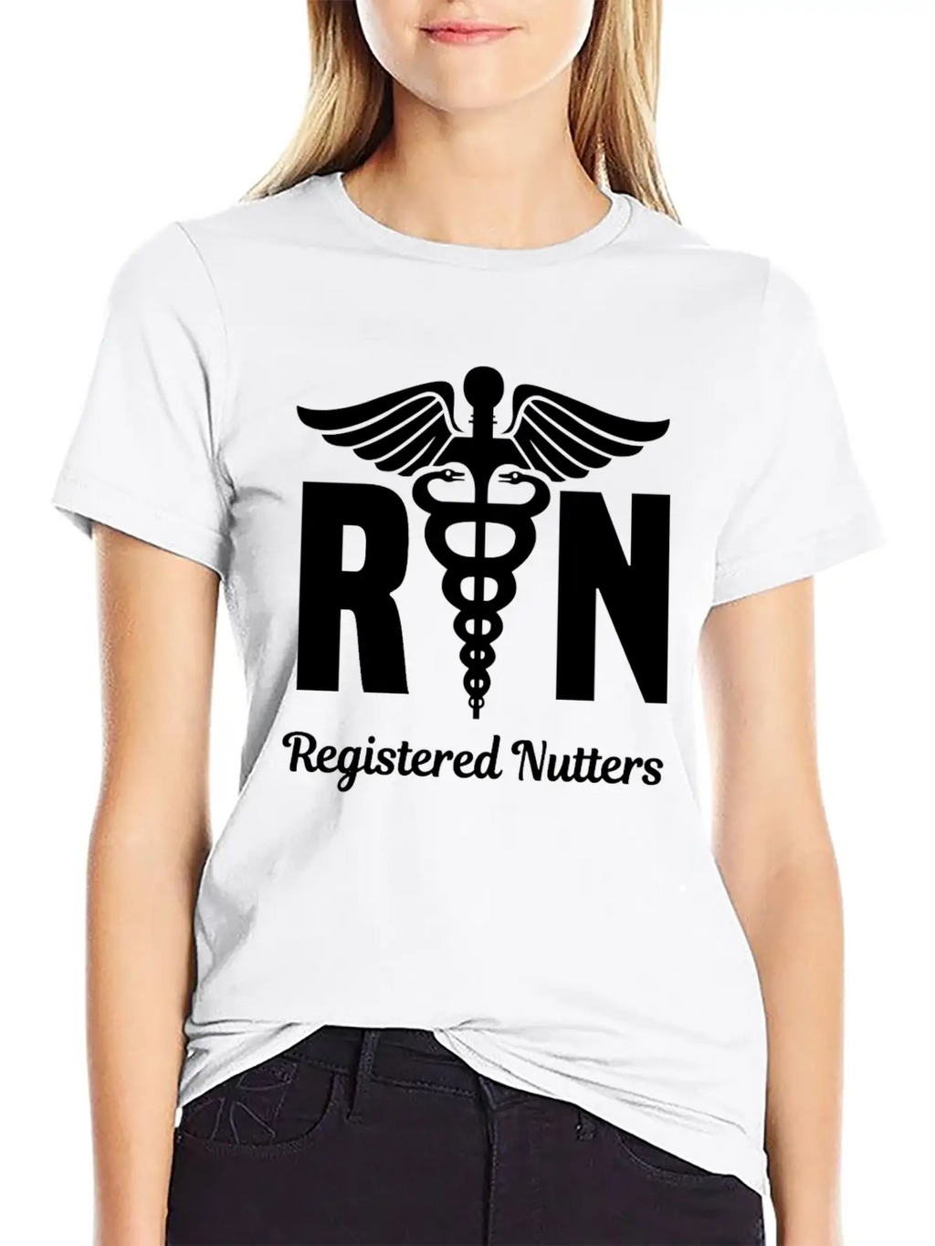 Funny Registered Nurse Wear RN Unisex Short Sleeve Soft Cotton T-Shirt – Casual Everyday Wear