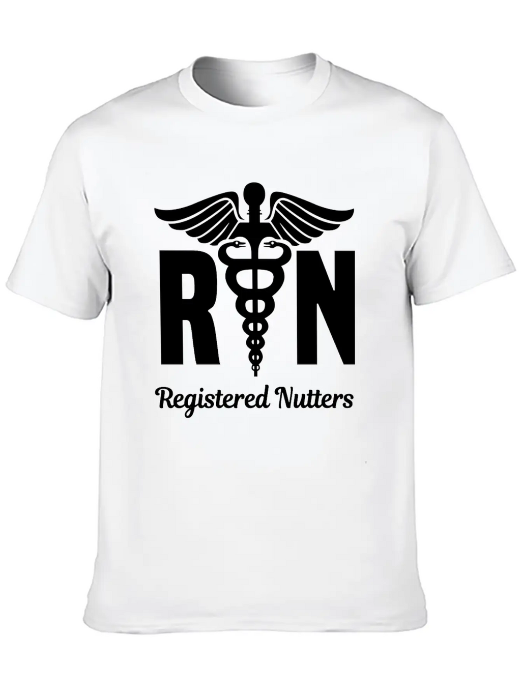 Funny Registered Nurse Wear RN Unisex Short Sleeve Soft Cotton T-Shirt – Casual Everyday Wear