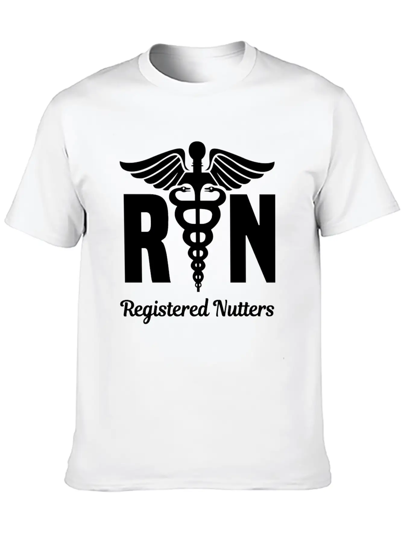 Funny Registered Nurse Wear RN Unisex Short Sleeve Soft Cotton T-Shirt – Casual Everyday Wear
