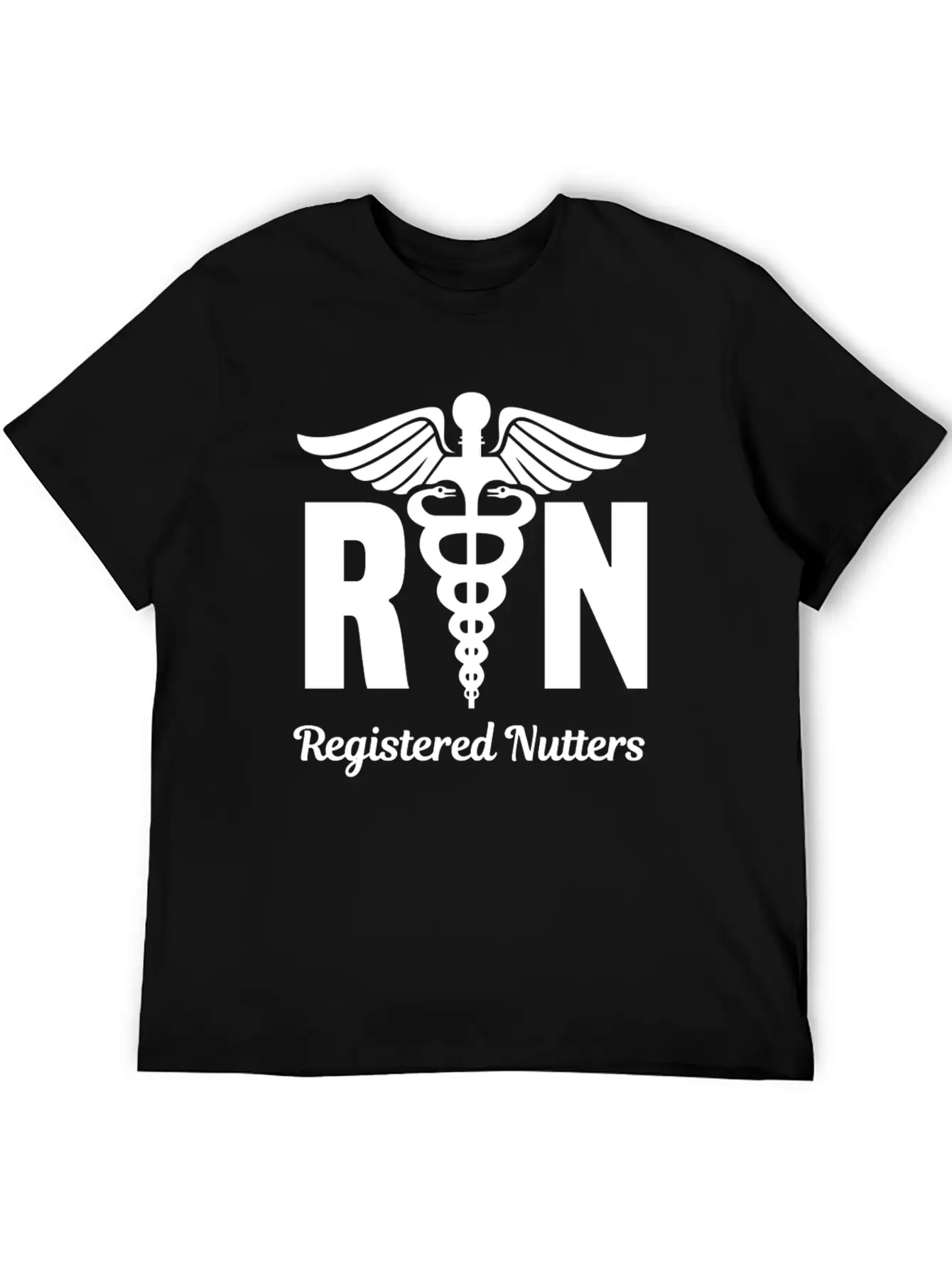 Funny Registered Nurse Wear RN Unisex Short Sleeve Soft Cotton T-Shirt – Casual Everyday Wear