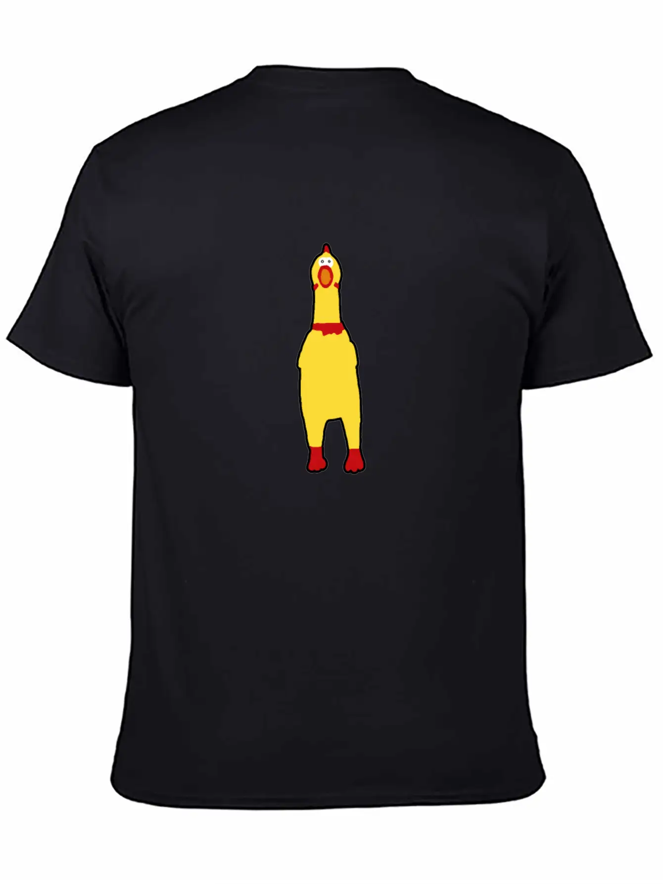 Funny Rubberchicken, Crazy Nerd Design Unisex Casual T-Shirt – Clean Design For Daily Comfort