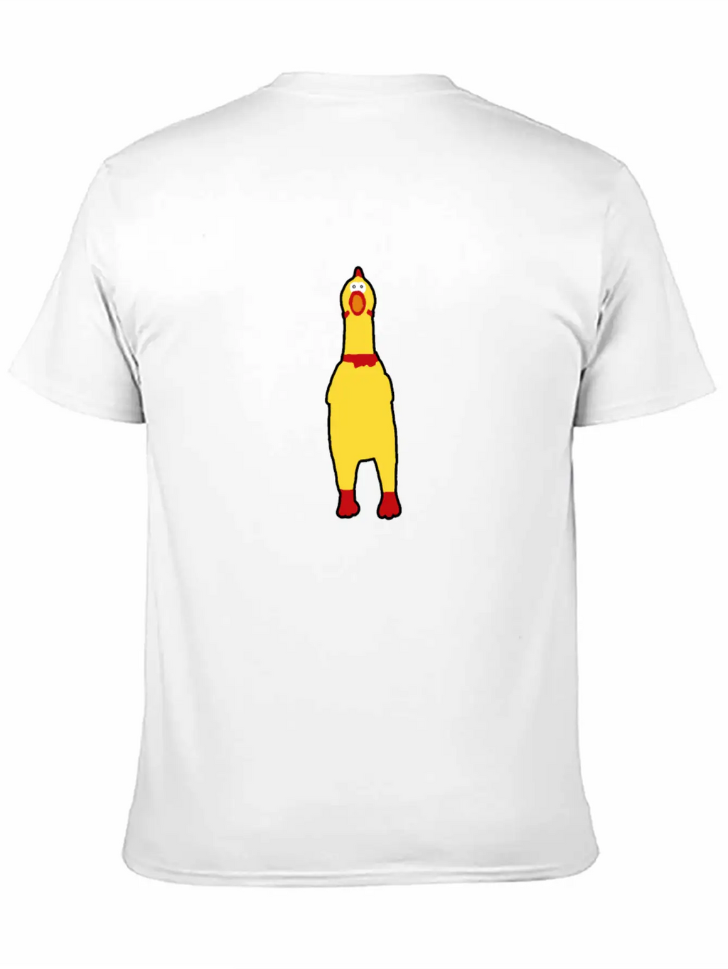 Funny Rubberchicken, Crazy Nerd Design Unisex Casual T-Shirt – Clean Design For Daily Comfort