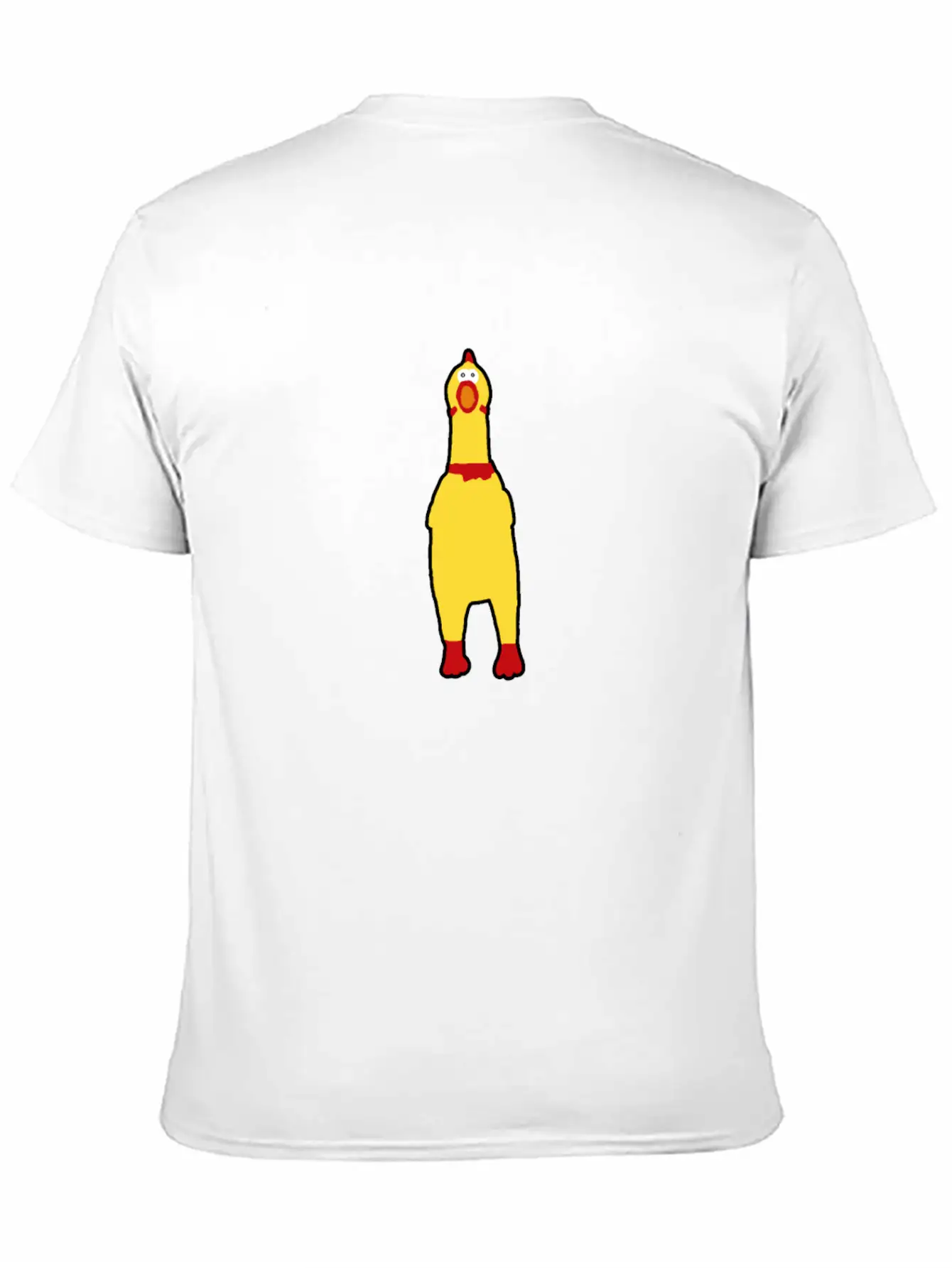 Funny Rubberchicken, Crazy Nerd Design Unisex Casual T-Shirt – Clean Design For Daily Comfort