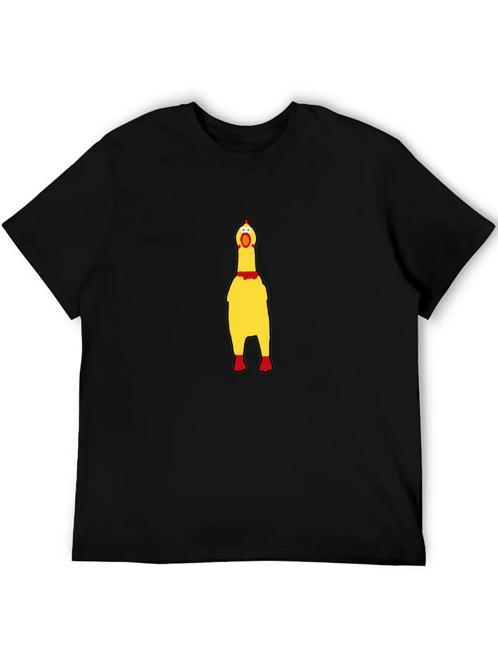 Funny Rubberchicken, Crazy Nerd Design Unisex Casual T-Shirt – Clean Design For Daily Comfort