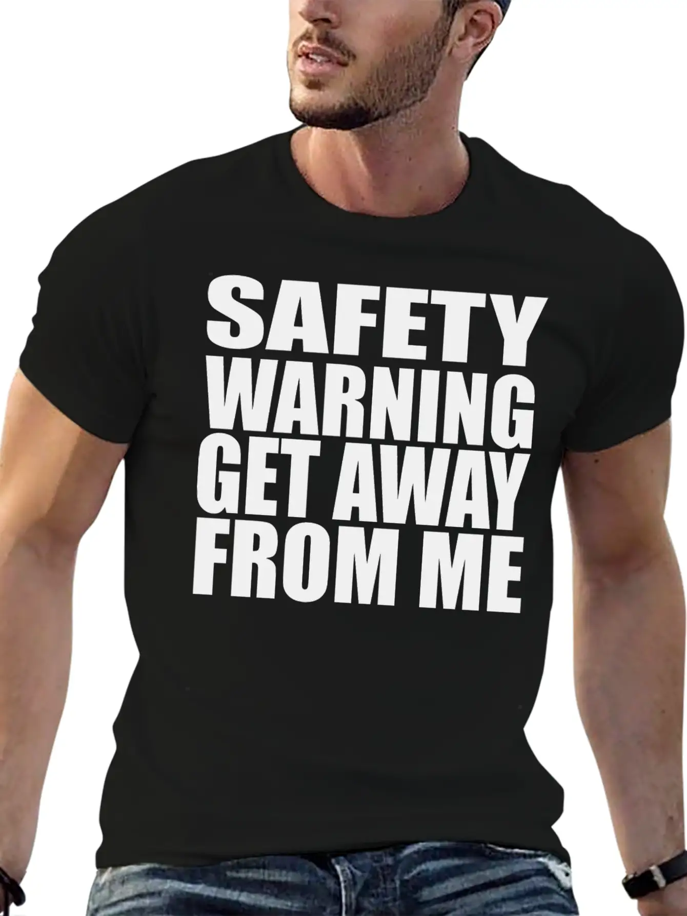 Funny Social Distancing | Bold Typography Casual Graphic T-Shirt – Simple And Comfortable Daily Wear