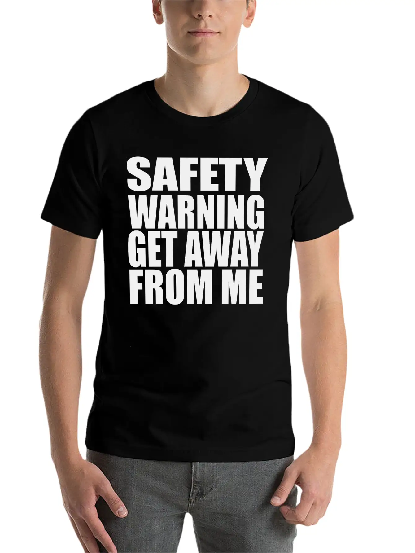 Funny Social Distancing | Bold Typography Casual Graphic T-Shirt – Simple And Comfortable Daily Wear