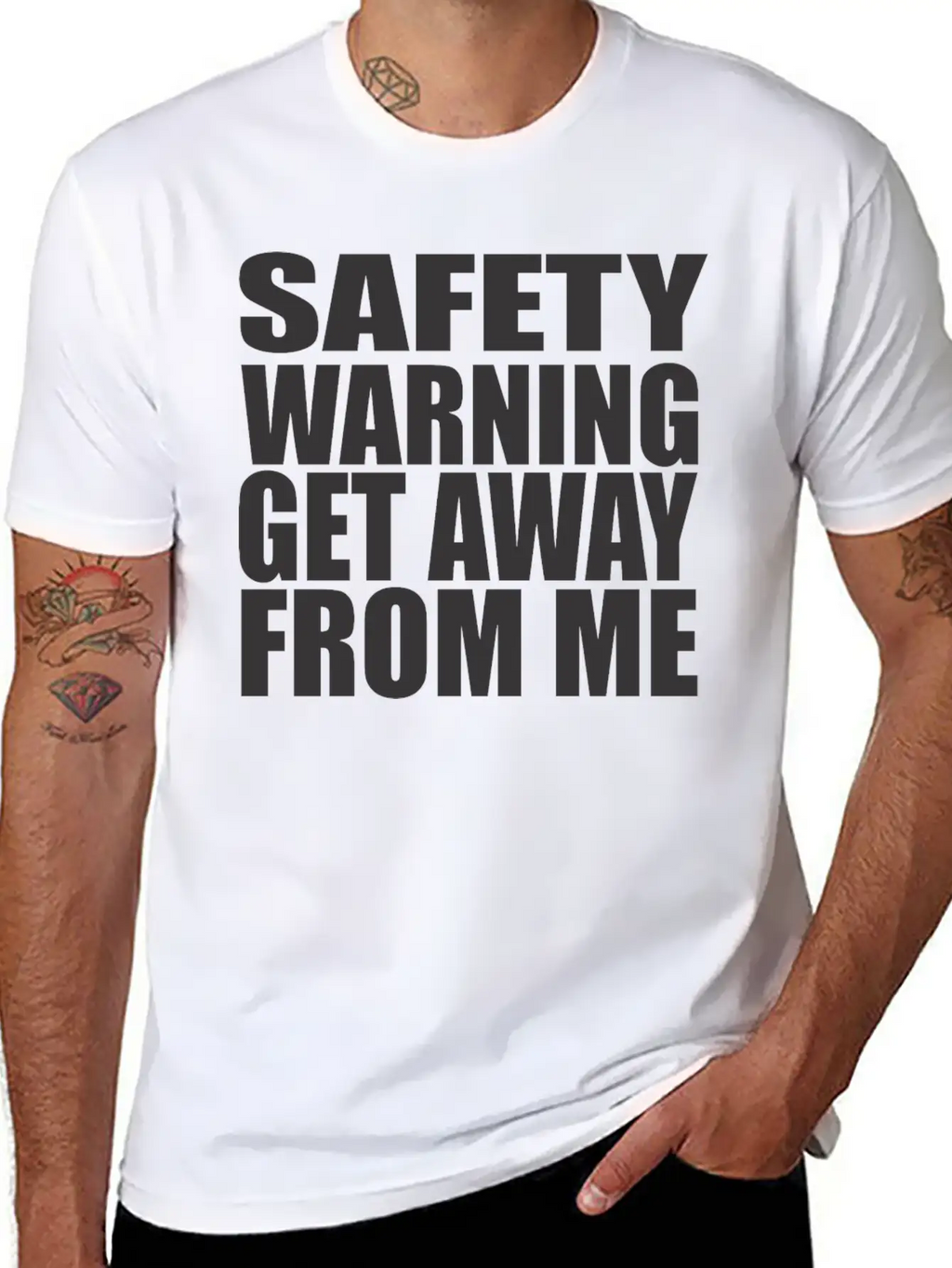 Funny Social Distancing | Bold Typography Casual Graphic T-Shirt – Simple And Comfortable Daily Wear