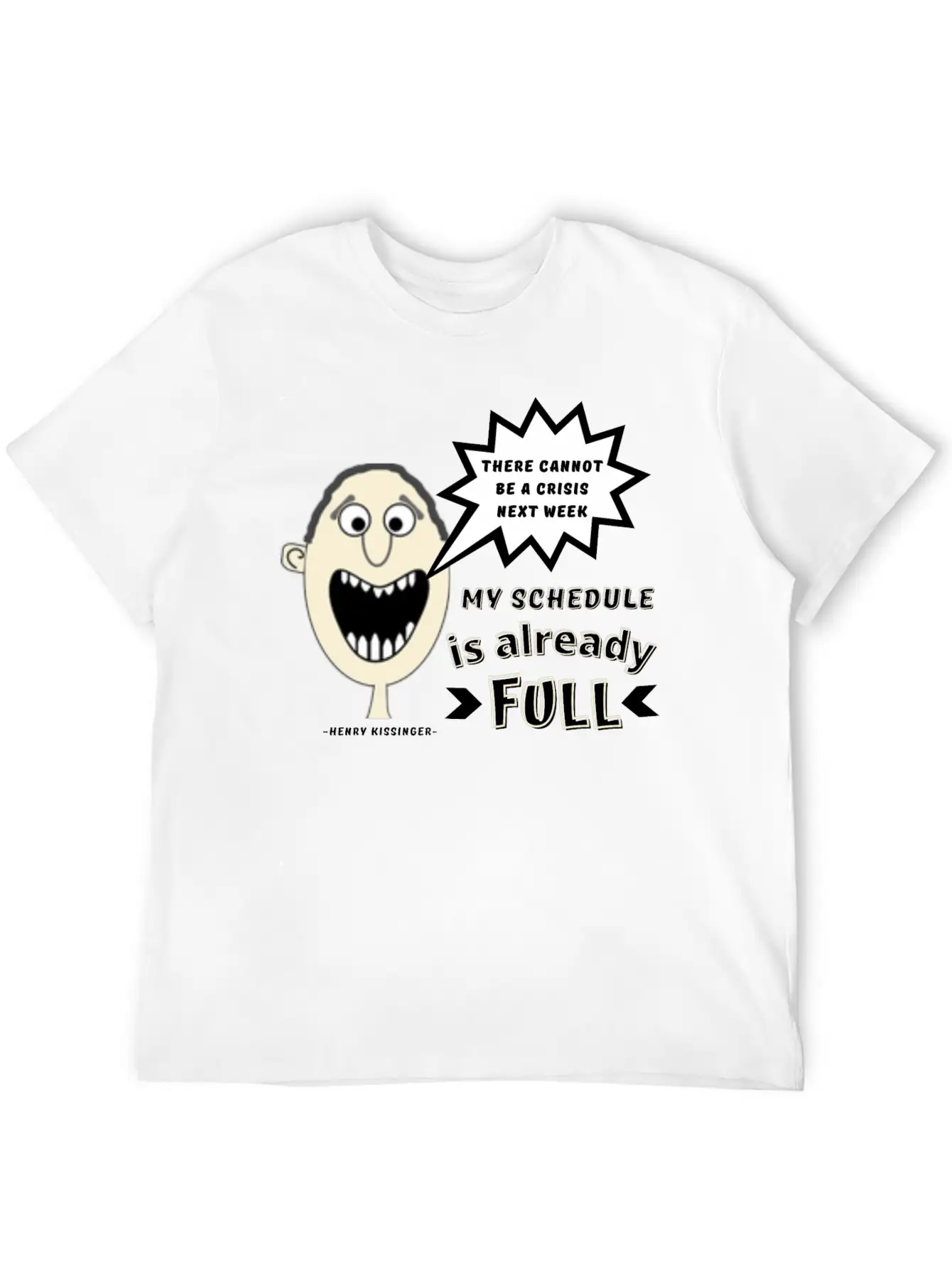 Funny Stress Quote, Busy Life, Mom Life, Dad Life Unisex Casual T-Shirt – Clean Design For Daily Comfort