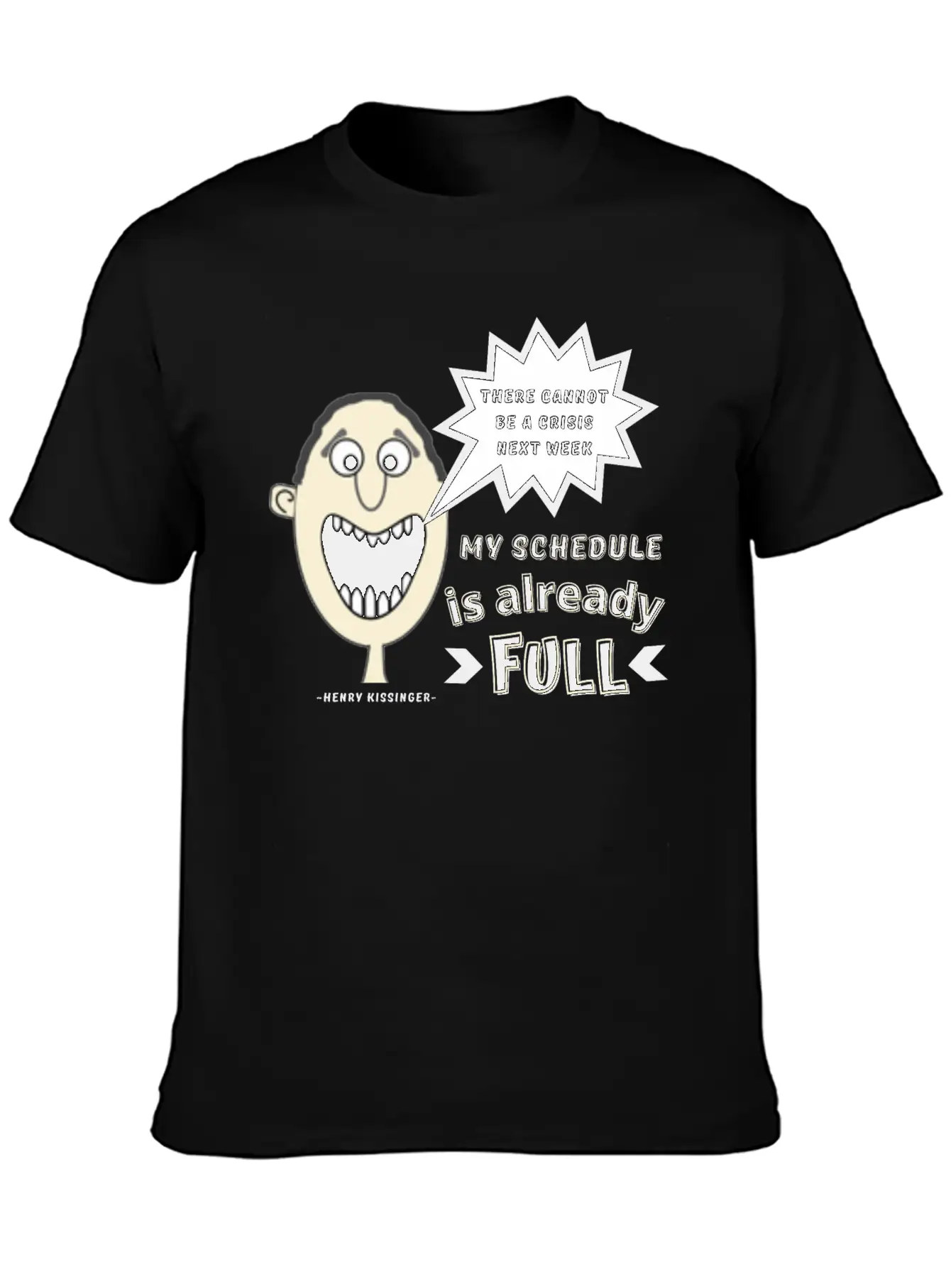 Funny Stress Quote, Busy Life, Mom Life, Dad Life Unisex Casual T-Shirt – Clean Design For Daily Comfort