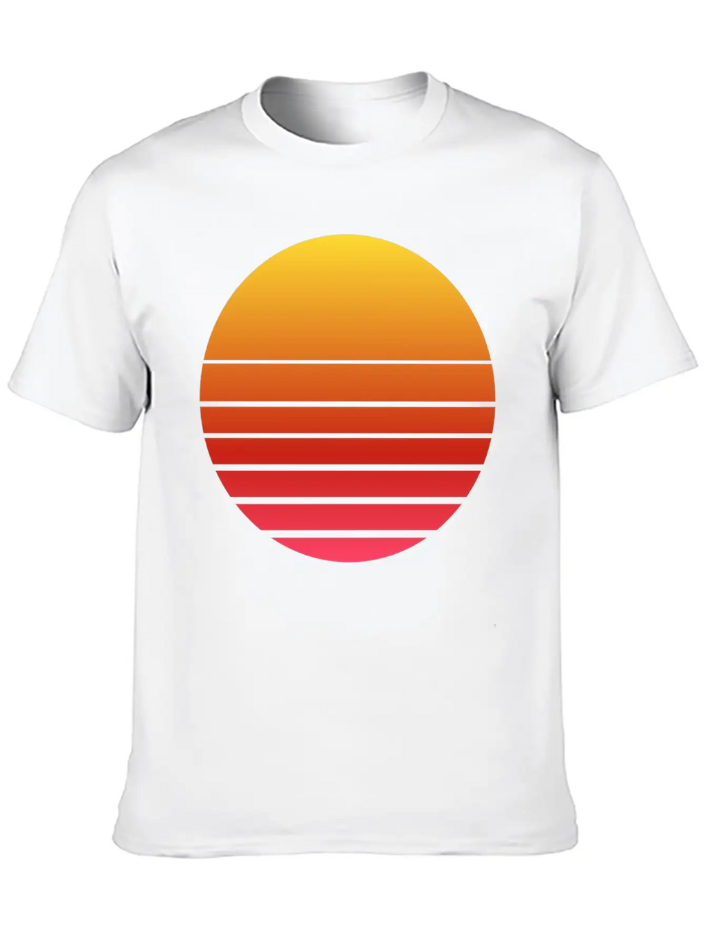 Funny Sunset Sunrise Summer Gifts Casual Graphic T-Shirt – Simple And Comfortable Daily Wear