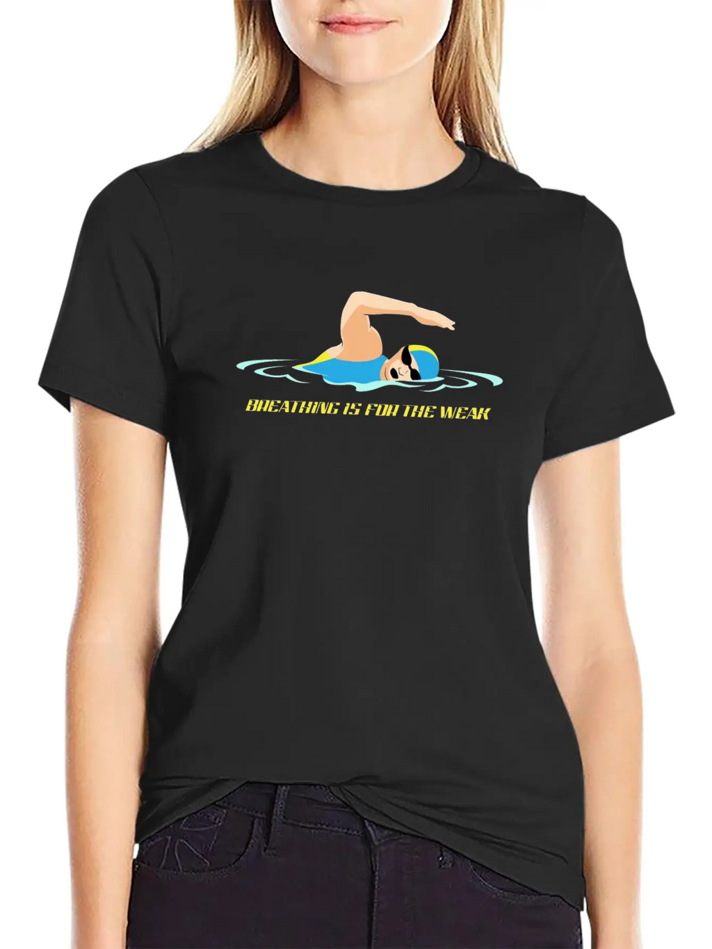 Funny Swimming Shirts Essential Cotton Tee For Daily Outfits – Unisex Style
