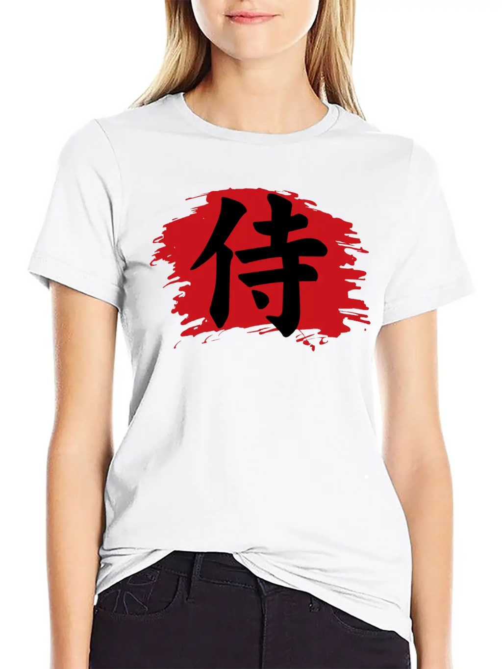Funny Tattoo - Japanese Chinese Permanent Ink Art Unisex Casual T-Shirt – Clean Design For Daily Comfort