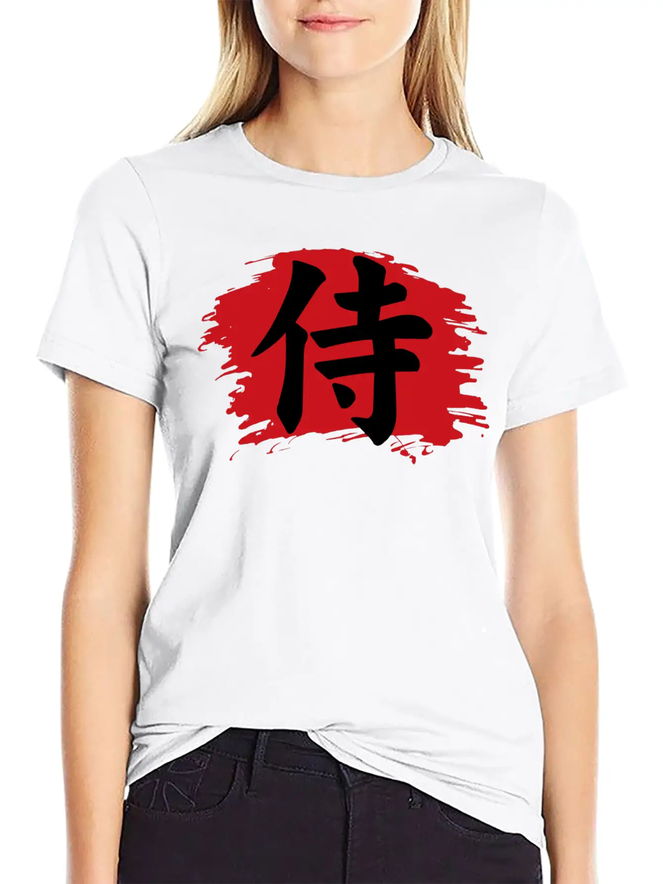Funny Tattoo - Japanese Chinese Permanent Ink Art Unisex Casual T-Shirt – Clean Design For Daily Comfort