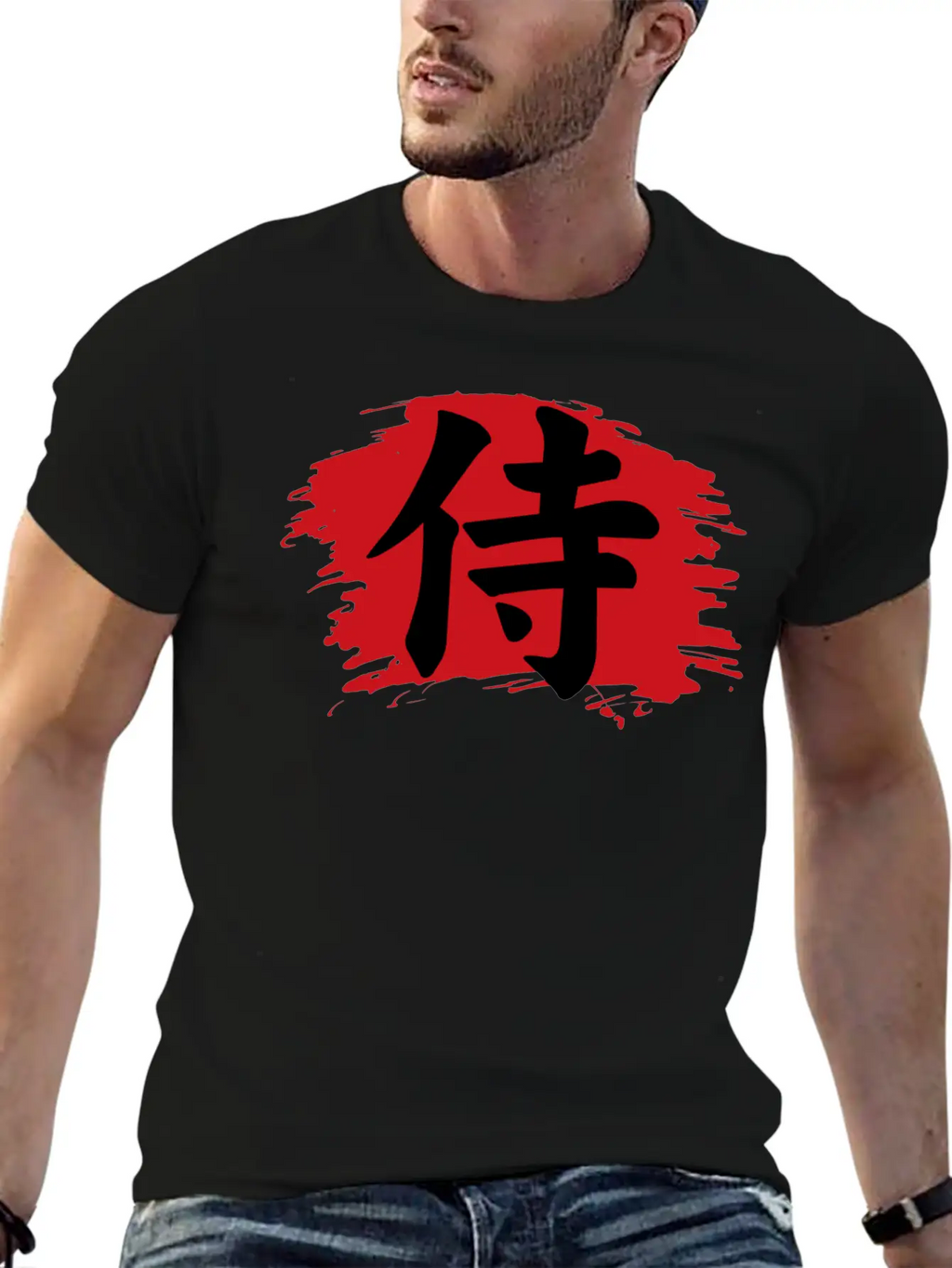 Funny Tattoo - Japanese Chinese Permanent Ink Art Unisex Casual T-Shirt – Clean Design For Daily Comfort
