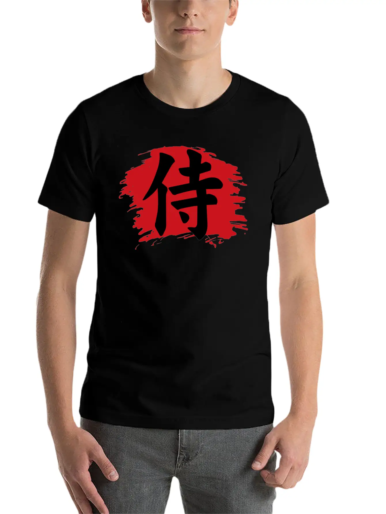 Funny Tattoo - Japanese Chinese Permanent Ink Art Unisex Casual T-Shirt – Clean Design For Daily Comfort