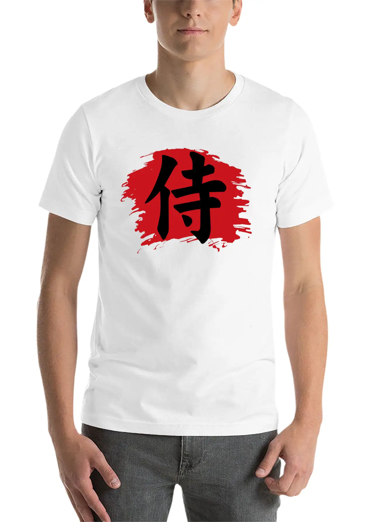 Funny Tattoo - Japanese Chinese Permanent Ink Art Unisex Casual T-Shirt – Clean Design For Daily Comfort