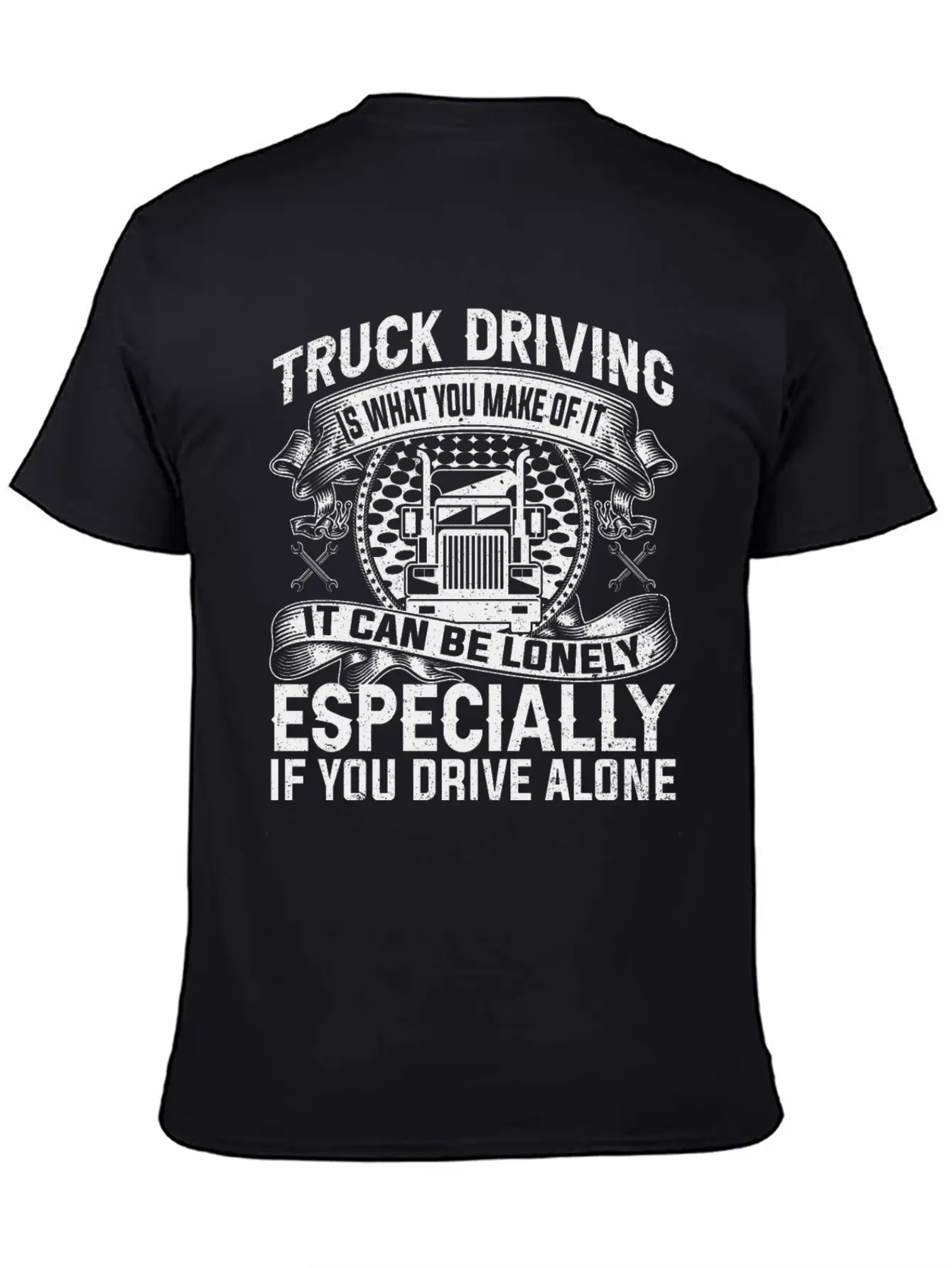 Funny Truck Driver Gifts Classic Fit Graphic Tee For Daily Comfort – Unisex Cotton Shirt