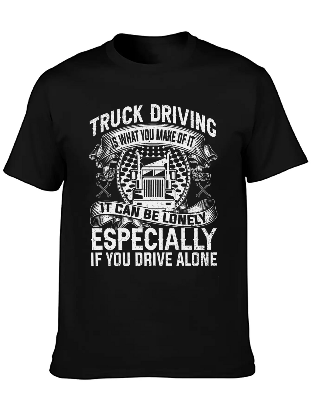 Funny Truck Driver Gifts Classic Fit Graphic Tee For Daily Comfort – Unisex Cotton Shirt