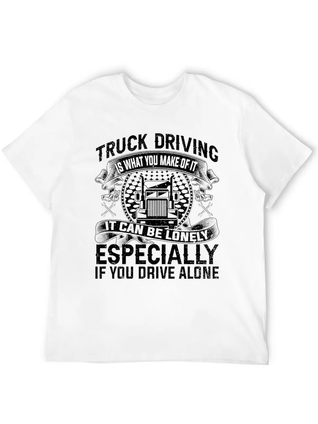 Funny Truck Driver Gifts Classic Fit Graphic Tee For Daily Comfort – Unisex Cotton Shirt