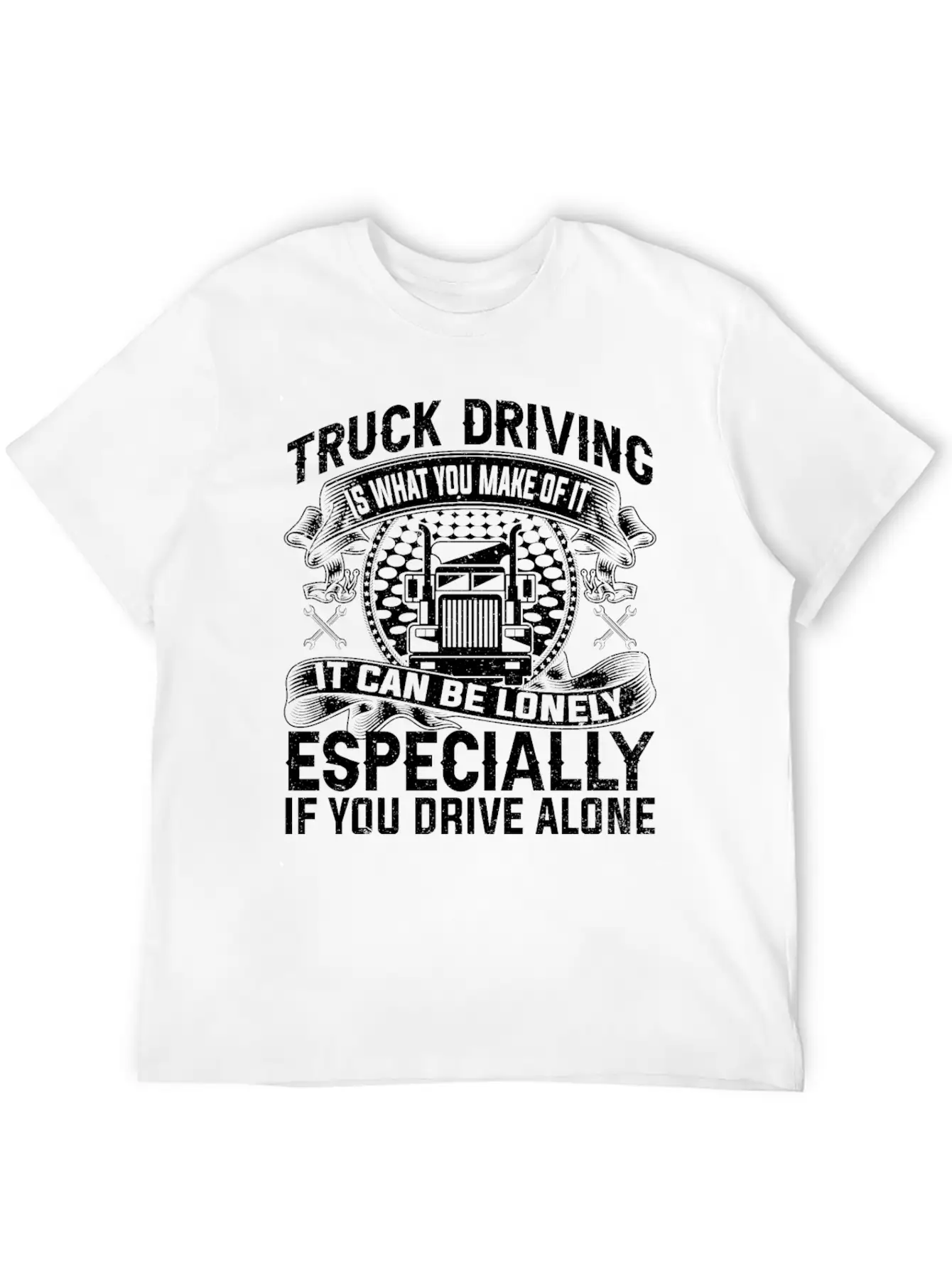 Funny Truck Driver Gifts Classic Fit Graphic Tee For Daily Comfort – Unisex Cotton Shirt