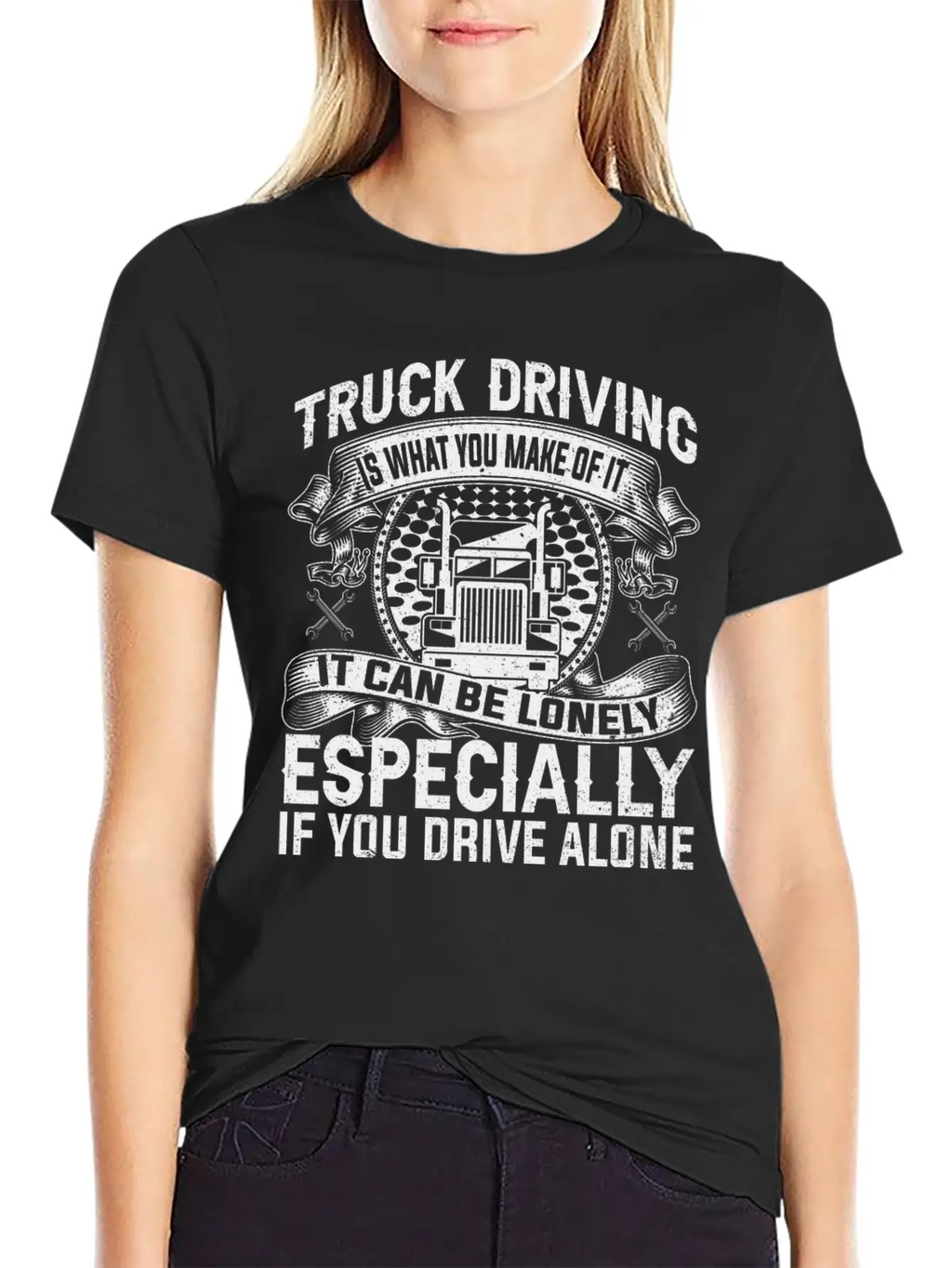 Funny Truck Driver Gifts Classic Fit Graphic Tee For Daily Comfort – Unisex Cotton Shirt