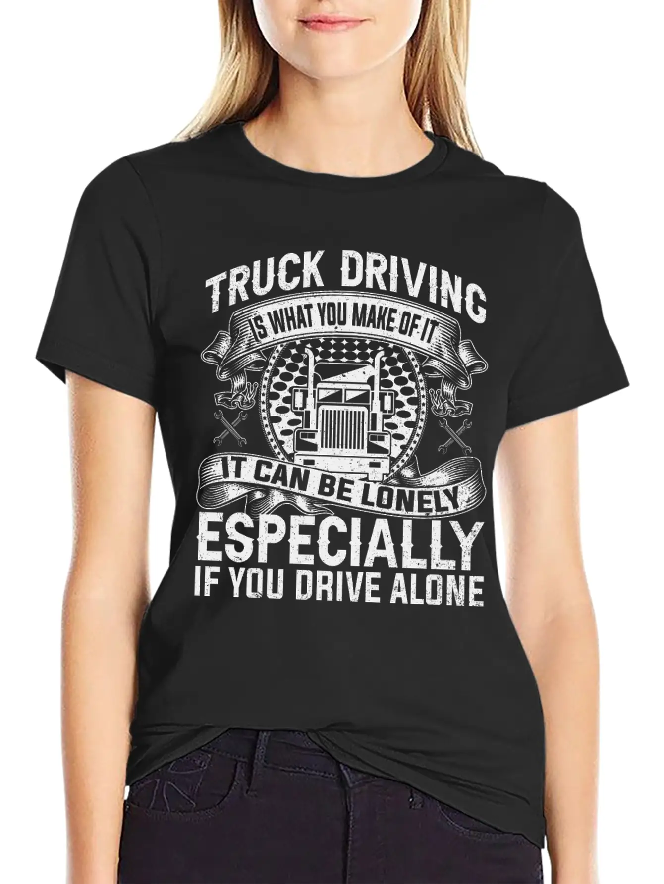 Funny Truck Driver Gifts Classic Fit Graphic Tee For Daily Comfort – Unisex Cotton Shirt