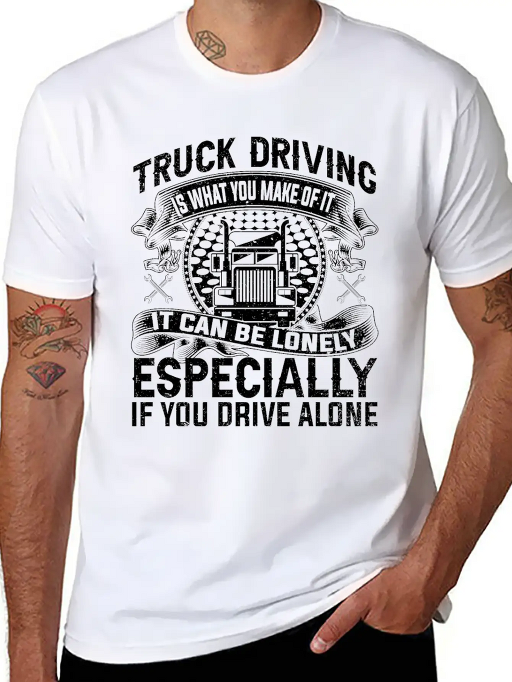 Funny Truck Driver Gifts Classic Fit Graphic Tee For Daily Comfort – Unisex Cotton Shirt
