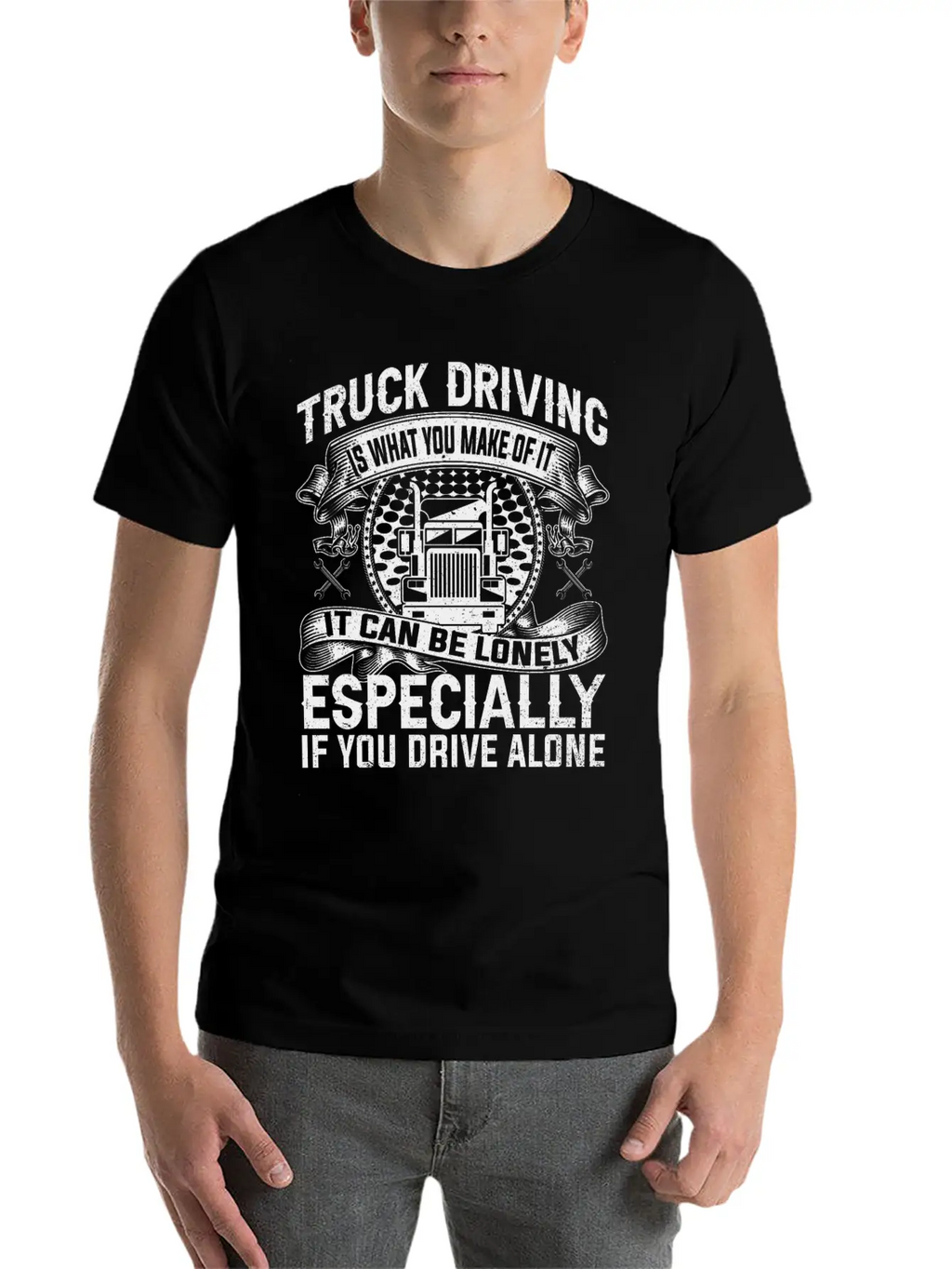 Funny Truck Driver Gifts Classic Fit Graphic Tee For Daily Comfort – Unisex Cotton Shirt