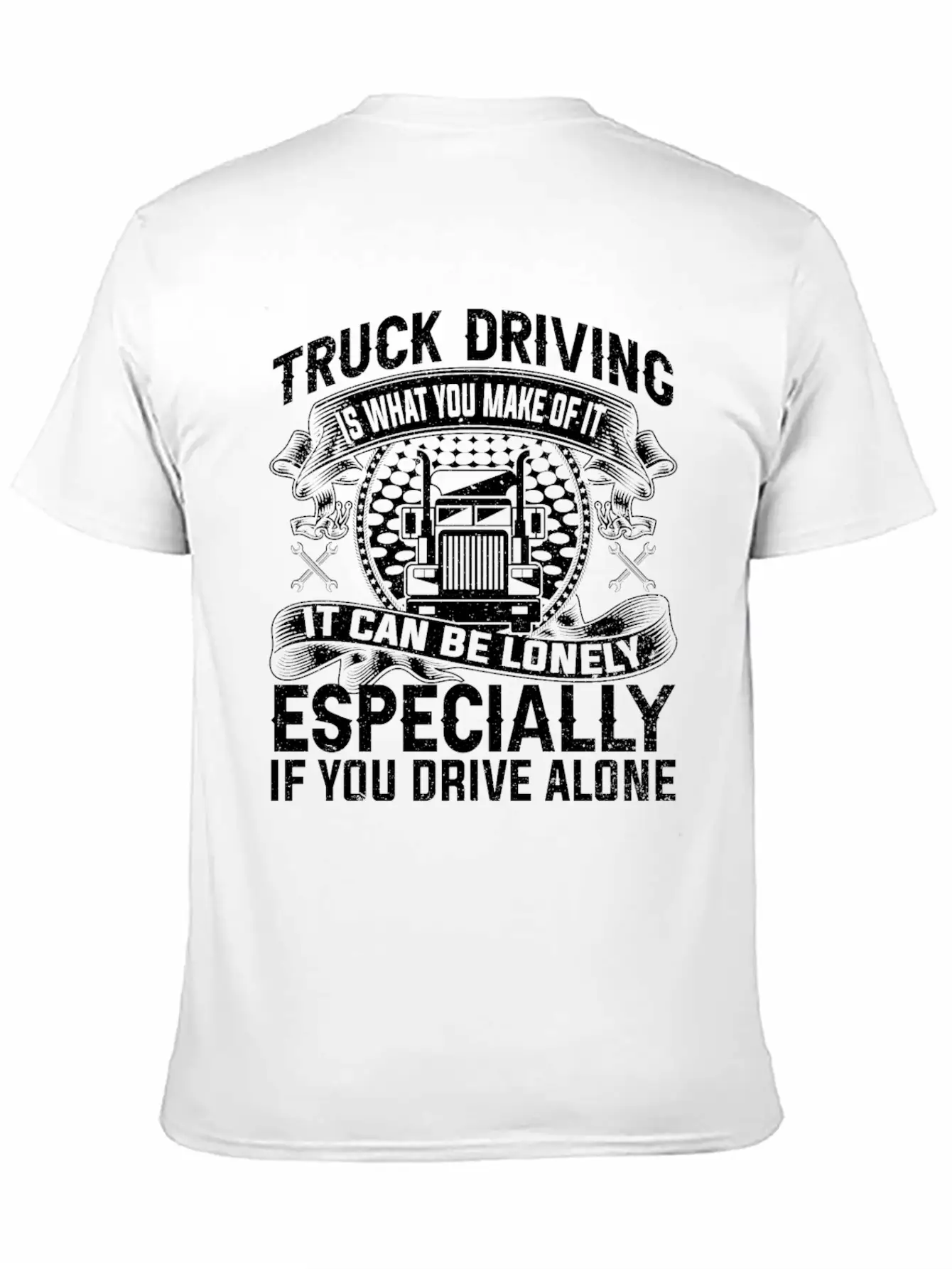 Funny Truck Driver Gifts Classic Fit Graphic Tee For Daily Comfort – Unisex Cotton Shirt