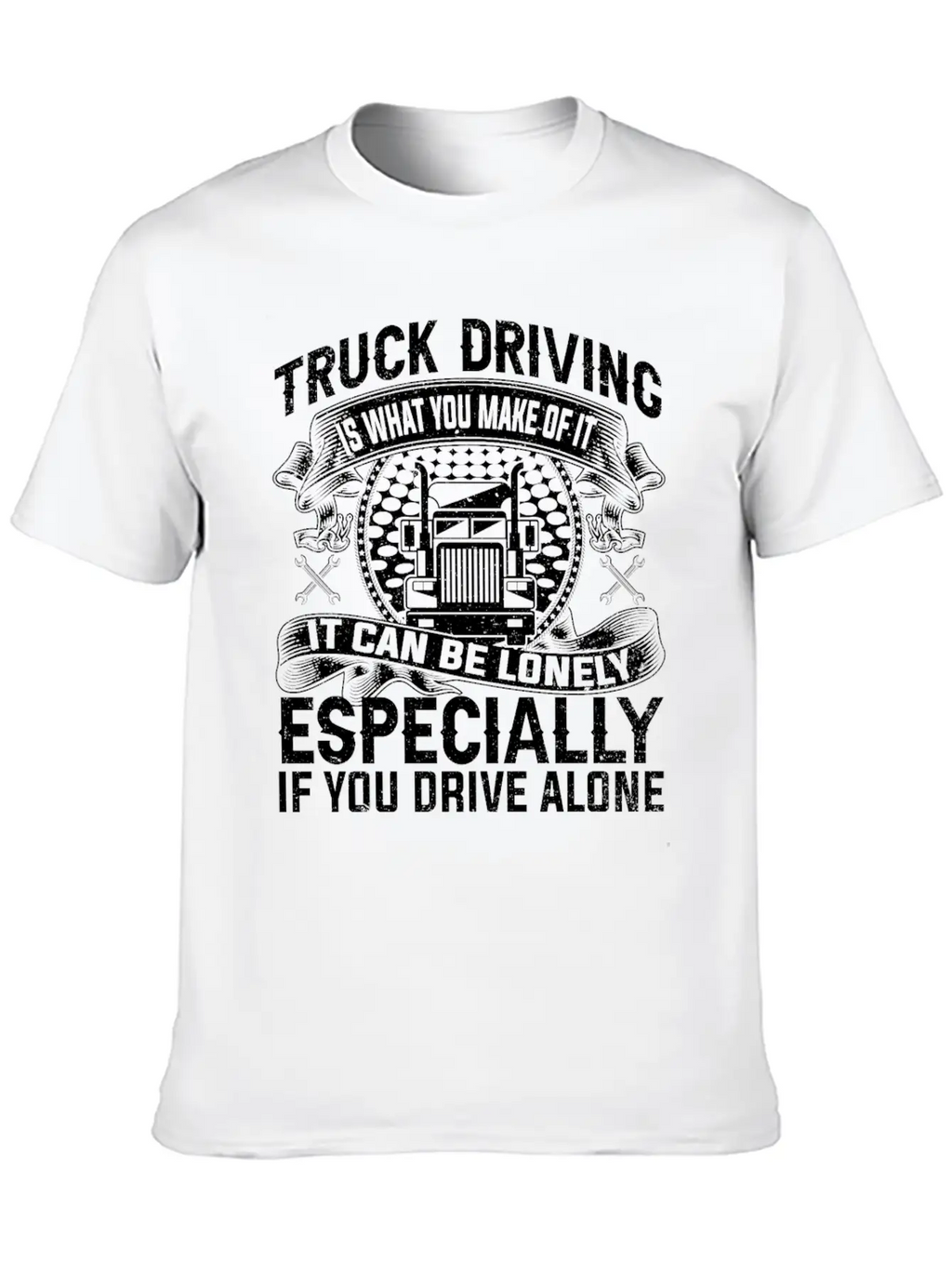 Funny Truck Driver Gifts Classic Fit Graphic Tee For Daily Comfort – Unisex Cotton Shirt