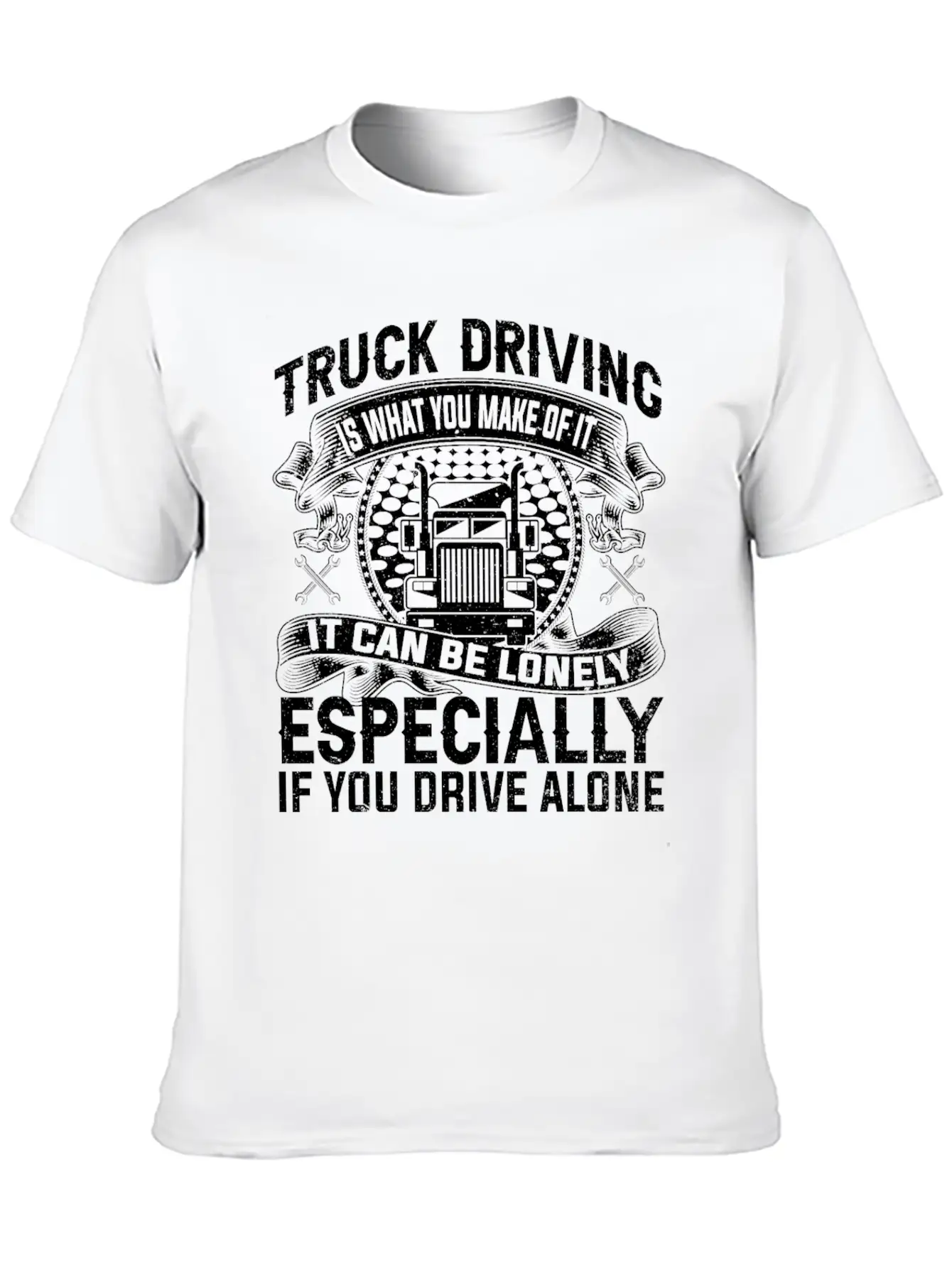 Funny Truck Driver Gifts Classic Fit Graphic Tee For Daily Comfort – Unisex Cotton Shirt