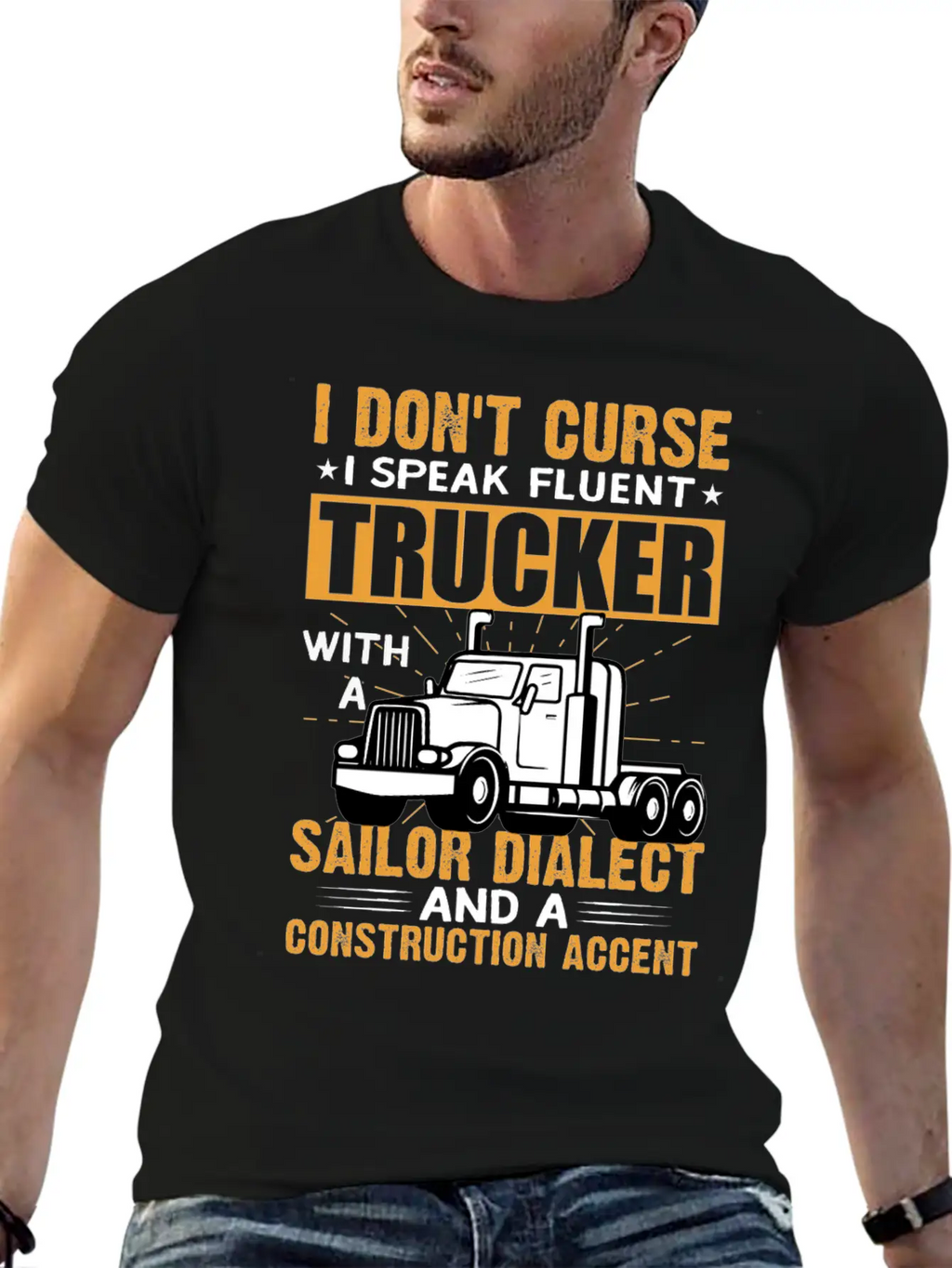 Funny Trucks Lovers - Truck Drivers - Truck Driver Unisex Casual T-Shirt – Clean Design For Daily Comfort