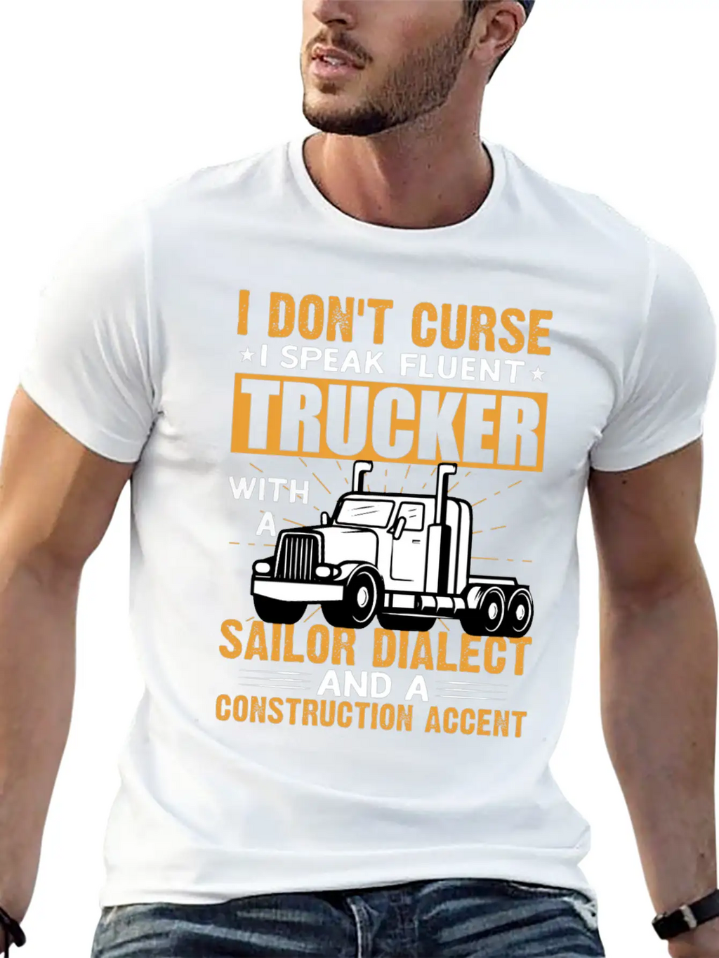 Funny Trucks Lovers - Truck Drivers - Truck Driver Unisex Casual T-Shirt – Clean Design For Daily Comfort