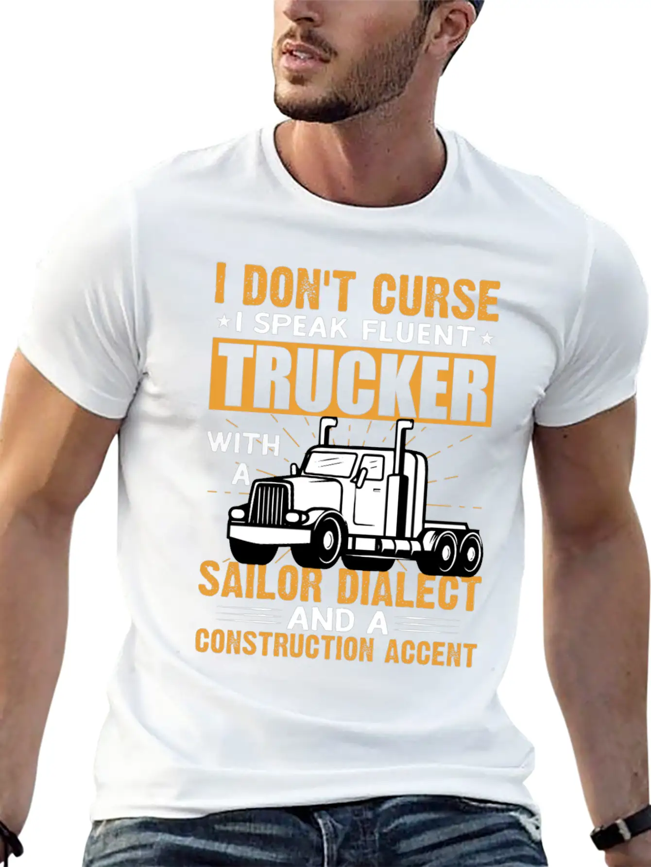 Funny Trucks Lovers - Truck Drivers - Truck Driver Unisex Casual T-Shirt – Clean Design For Daily Comfort