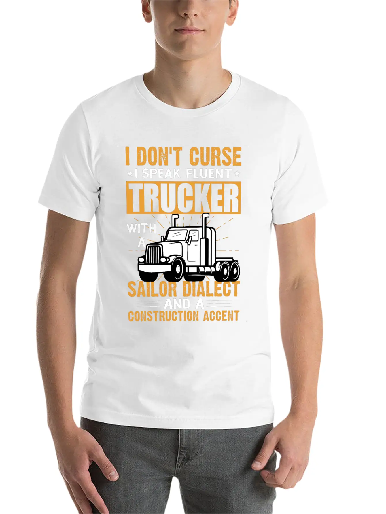 Funny Trucks Lovers - Truck Drivers - Truck Driver Unisex Casual T-Shirt – Clean Design For Daily Comfort