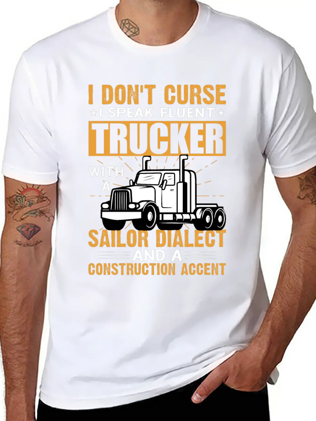 Funny Trucks Lovers - Truck Drivers - Truck Driver Unisex Casual T-Shirt – Clean Design For Daily Comfort