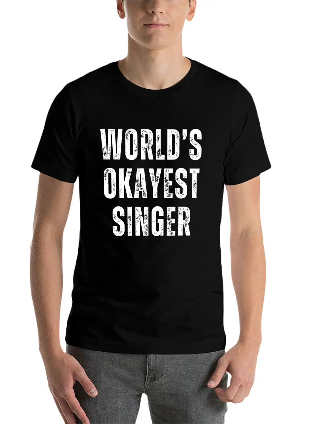 Funny Vocalist Karaoke Singer Fun Casual Graphic T-Shirt – Simple And Comfortable Daily Wear