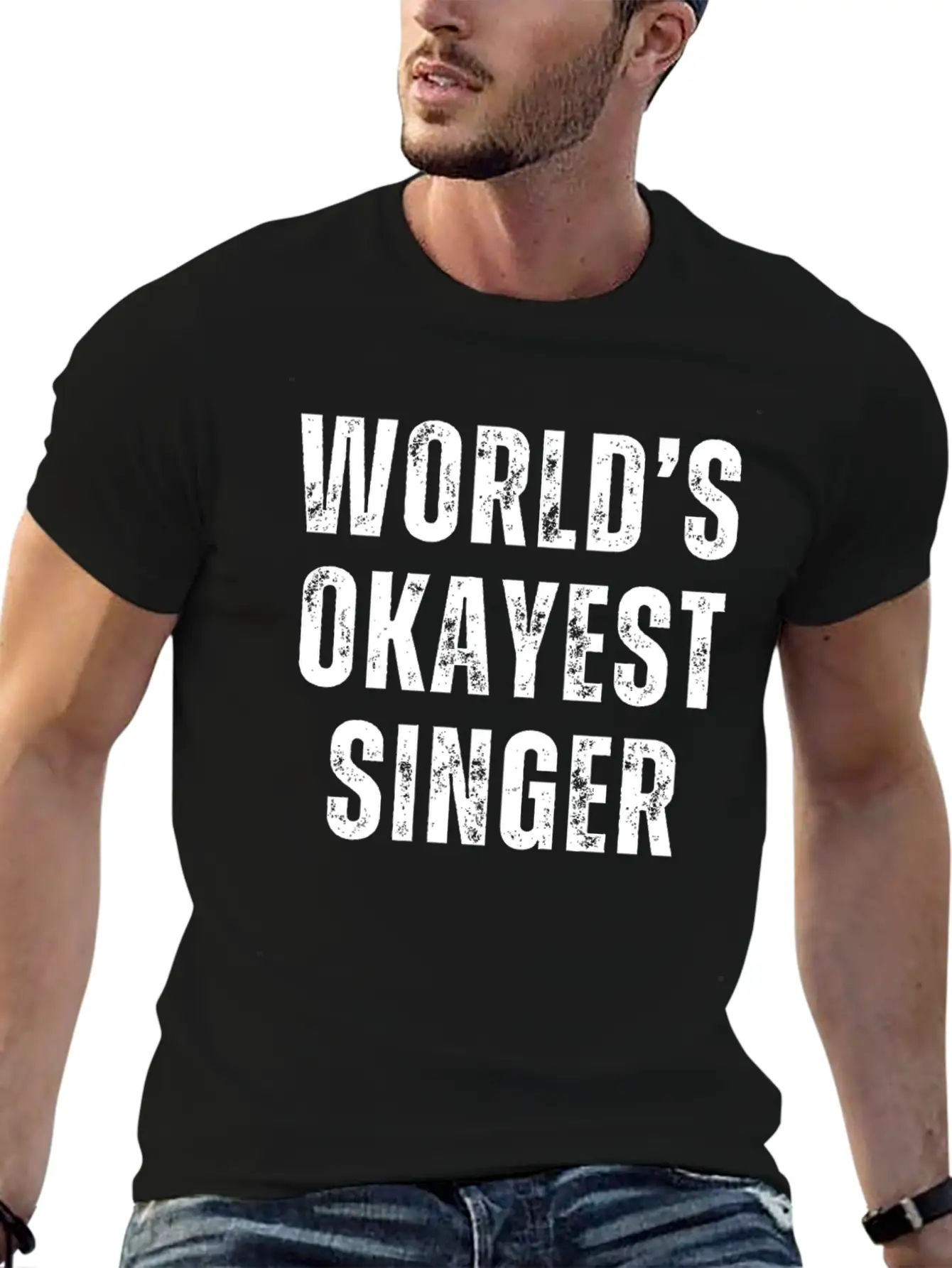 Funny Vocalist Karaoke Singer Fun Casual Graphic T-Shirt – Simple And Comfortable Daily Wear