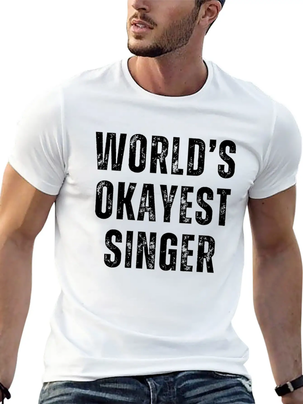 Funny Vocalist Karaoke Singer Fun Casual Graphic T-Shirt – Simple And Comfortable Daily Wear