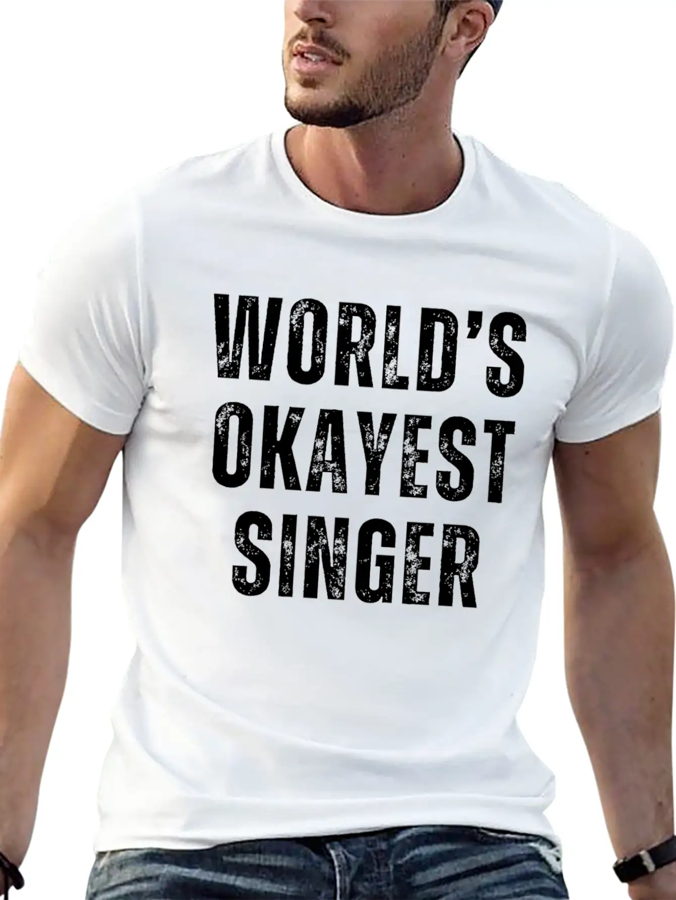 Funny Vocalist Karaoke Singer Fun Casual Graphic T-Shirt – Simple And Comfortable Daily Wear