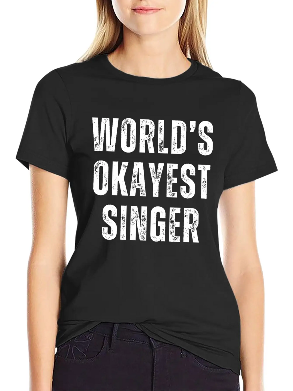 Funny Vocalist Karaoke Singer Fun Casual Graphic T-Shirt – Simple And Comfortable Daily Wear