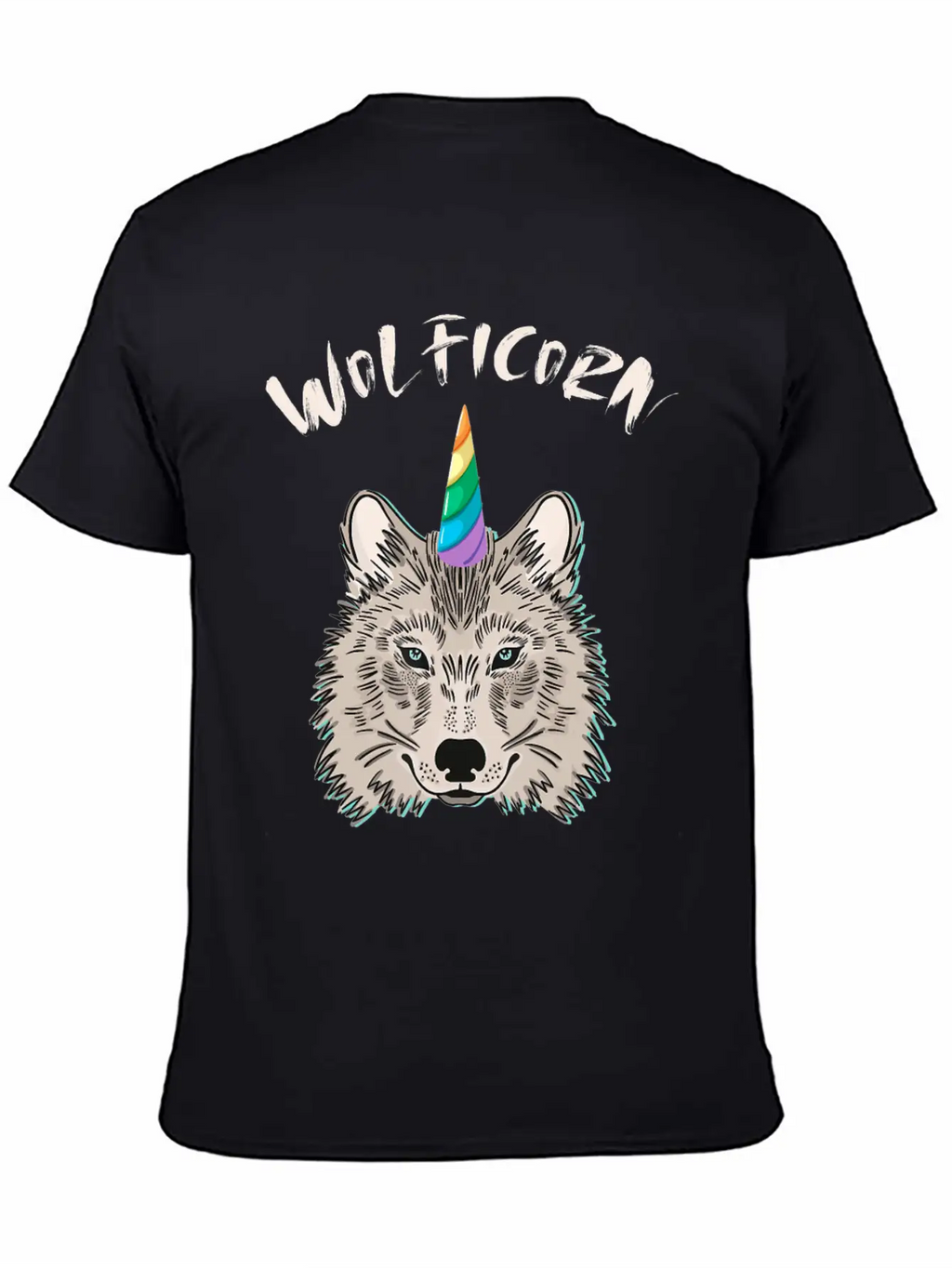 Funny Wolficorn Unicorn Wolf Halloween Party Easy Breathable Soft Cotton T-Shirt – Timeless Casual Look