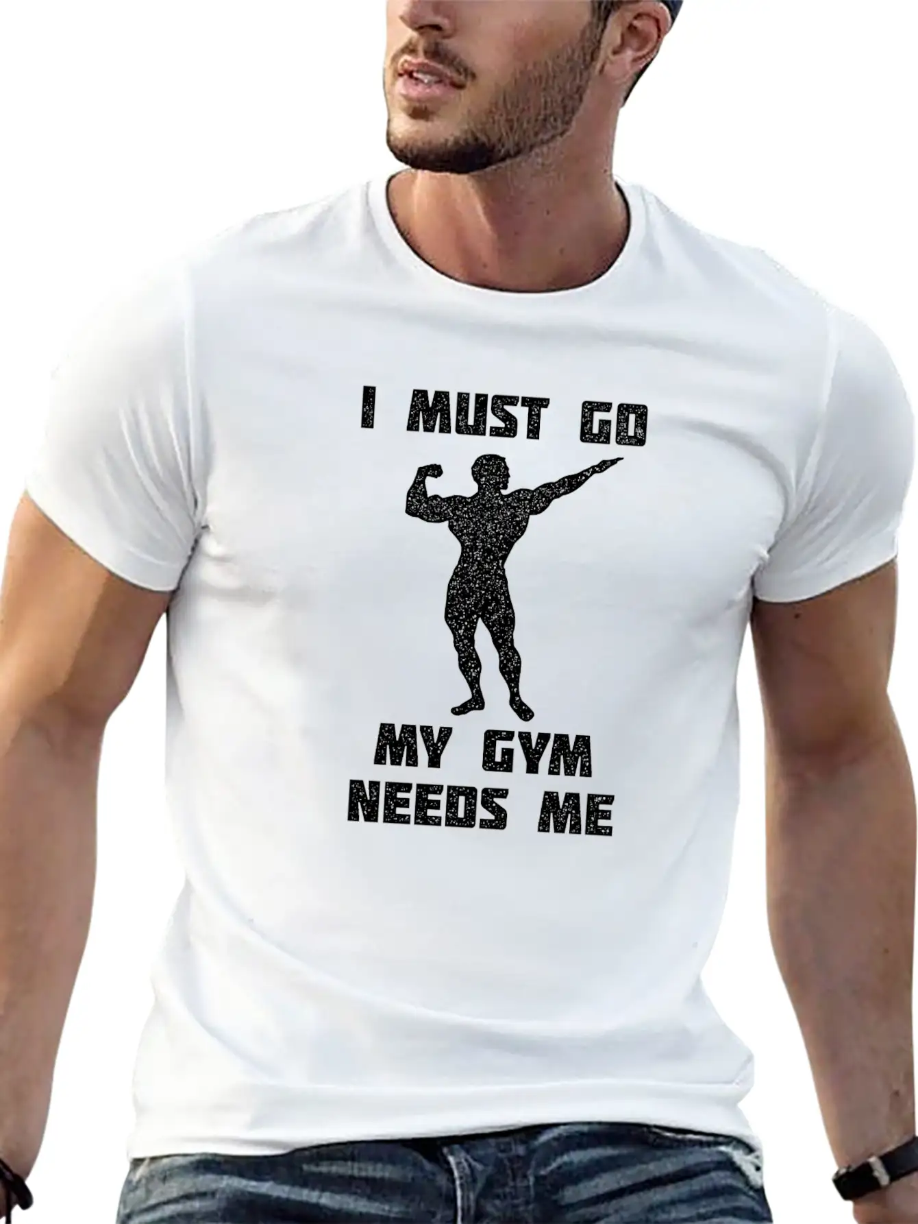 Funny Workout Shirt Stylish Everyday T-Shirt – Unisex Basic Cotton Tee