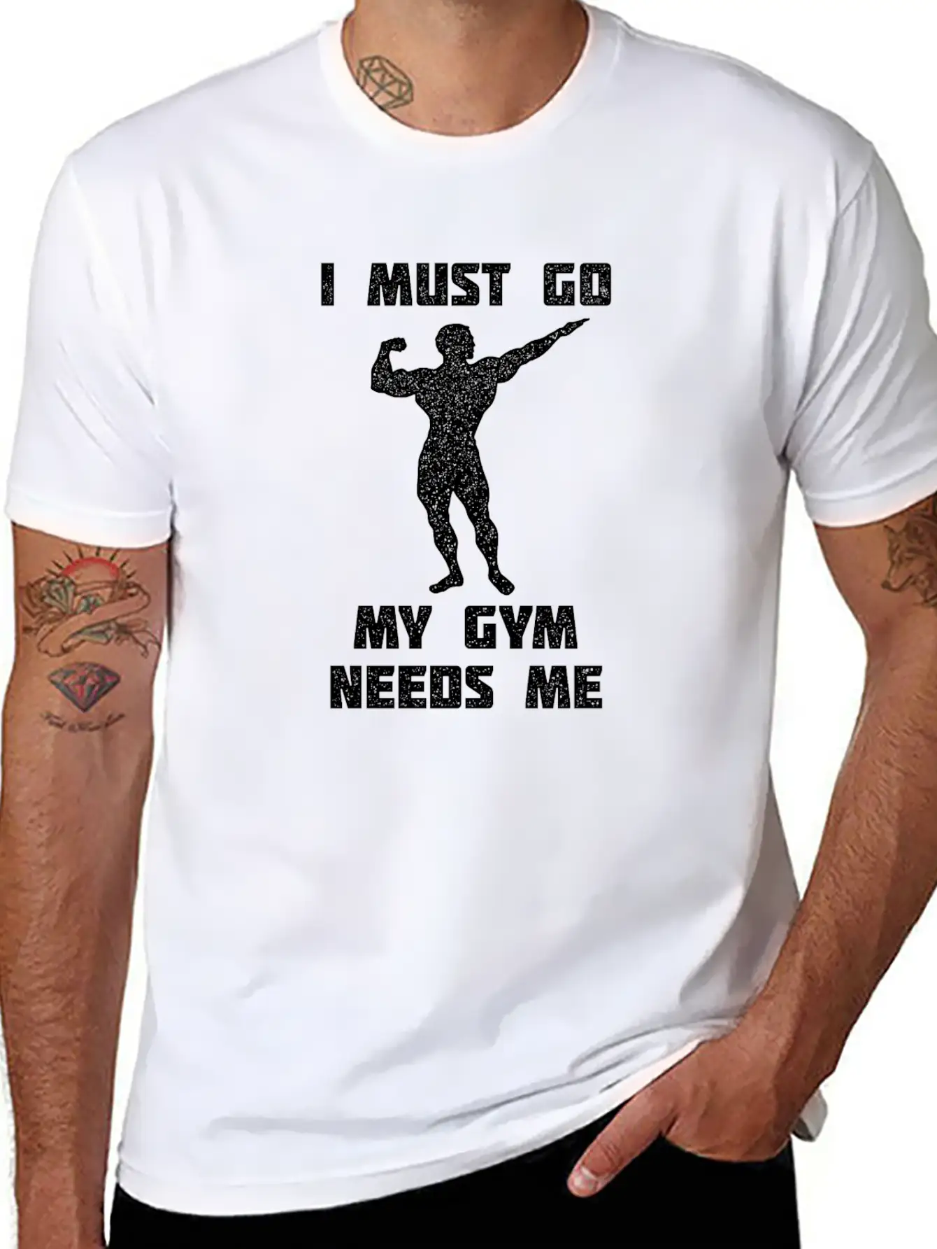 Funny Workout Shirt Stylish Everyday T-Shirt – Unisex Basic Cotton Tee