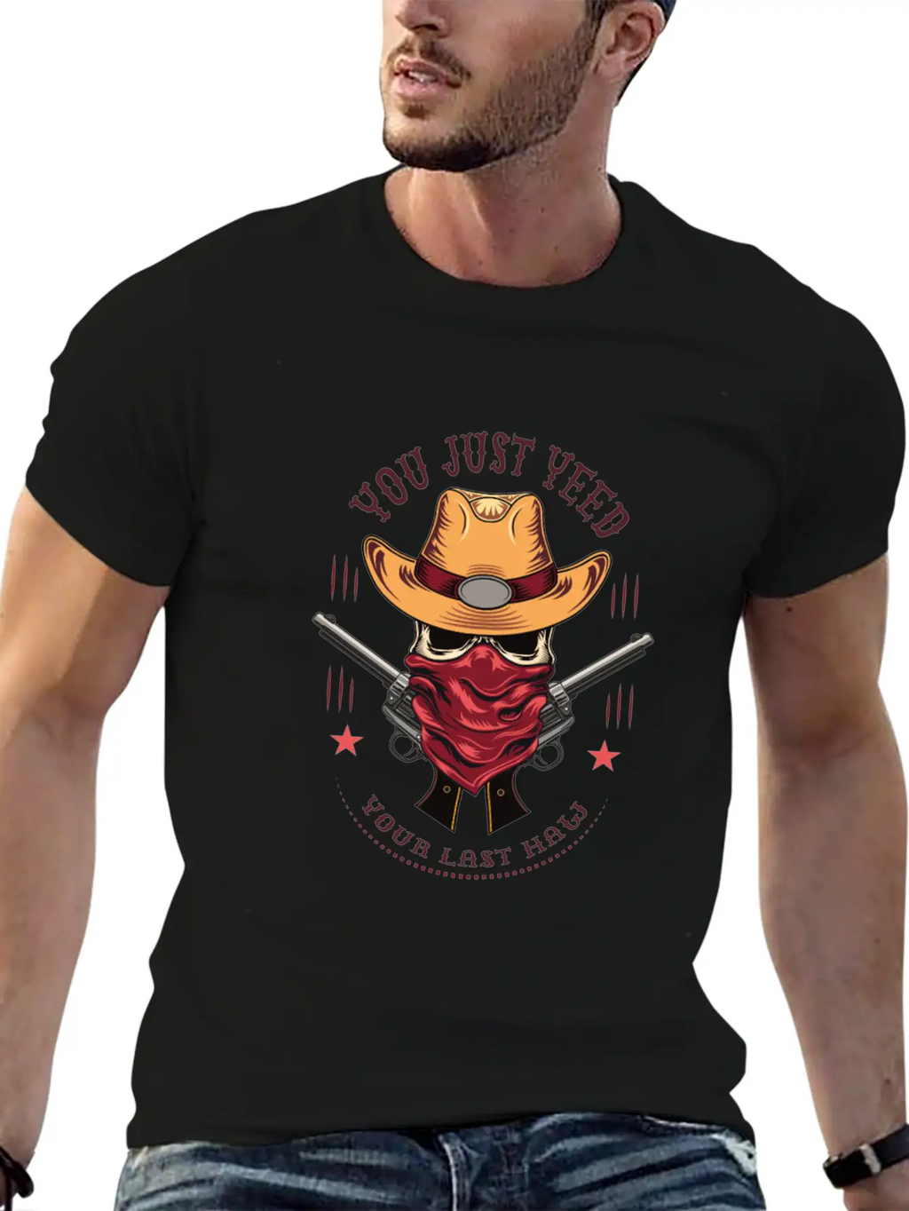 Funny You Just Yee'd Your Last Haw Cowboy Meme Breathable Graphic T-Shirt – Perfect For Casual Days