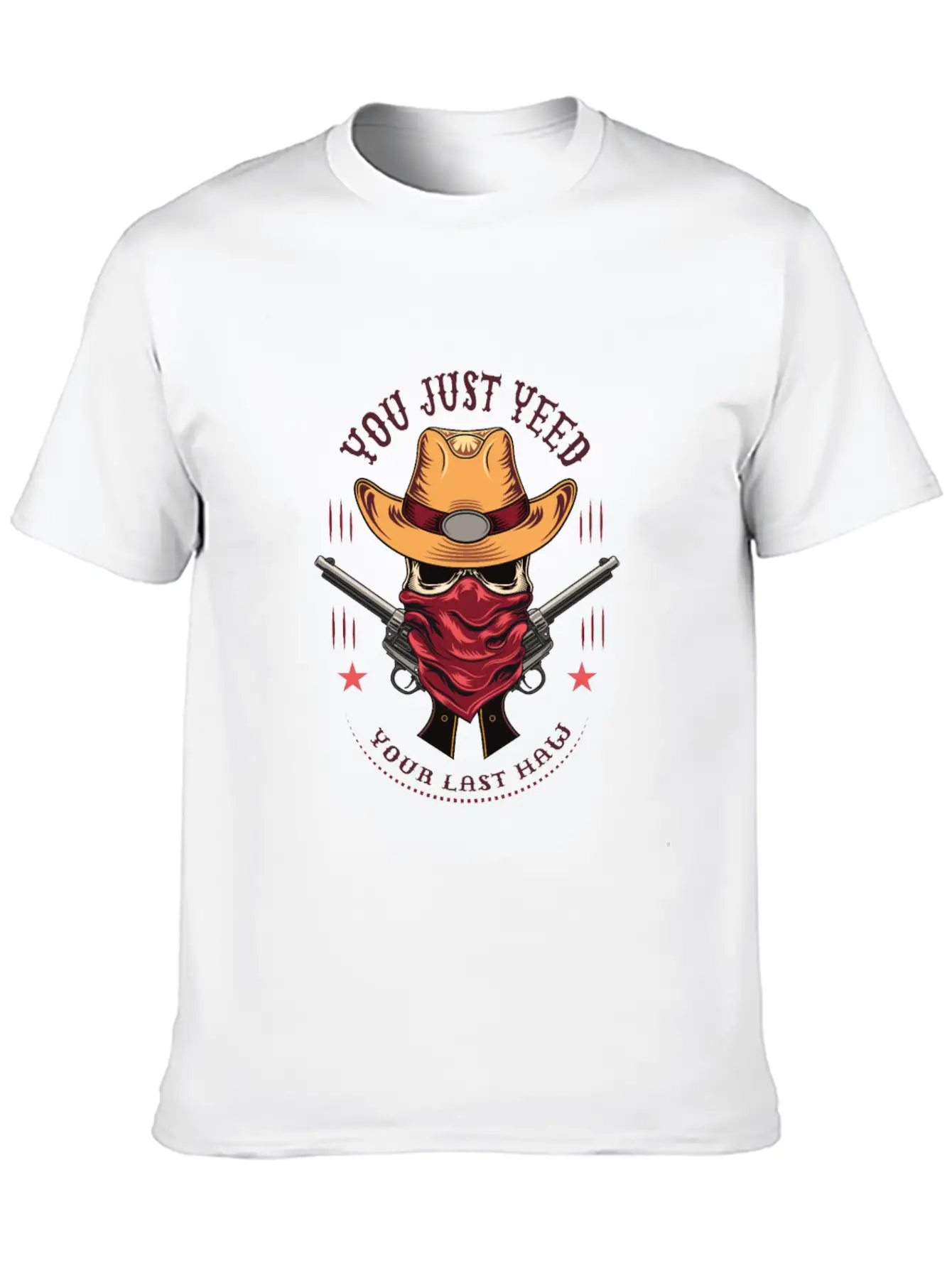 Funny You Just Yee'd Your Last Haw Cowboy Meme Breathable Graphic T-Shirt – Perfect For Casual Days